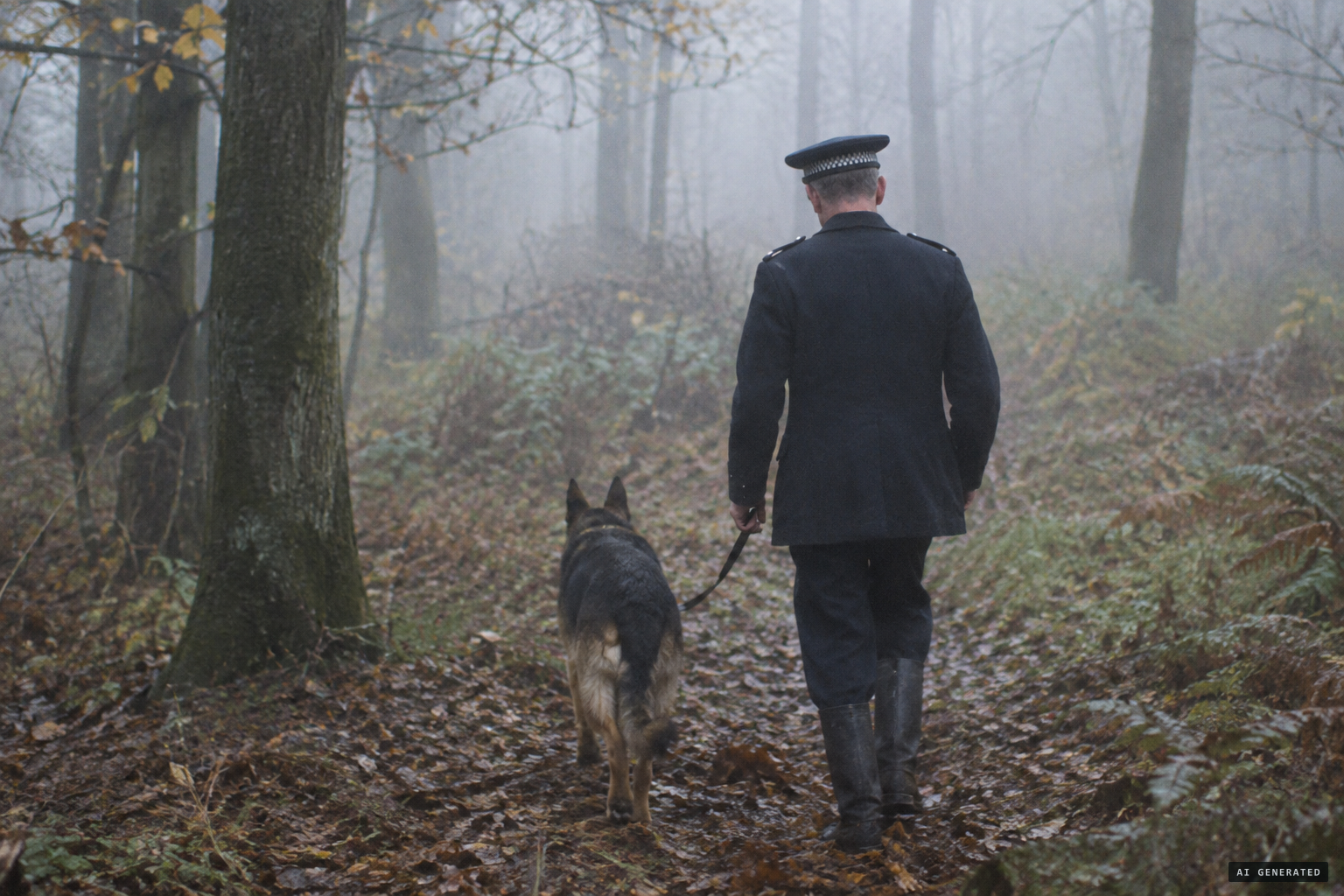 A reader's grandad, the policeman with his dog Major
