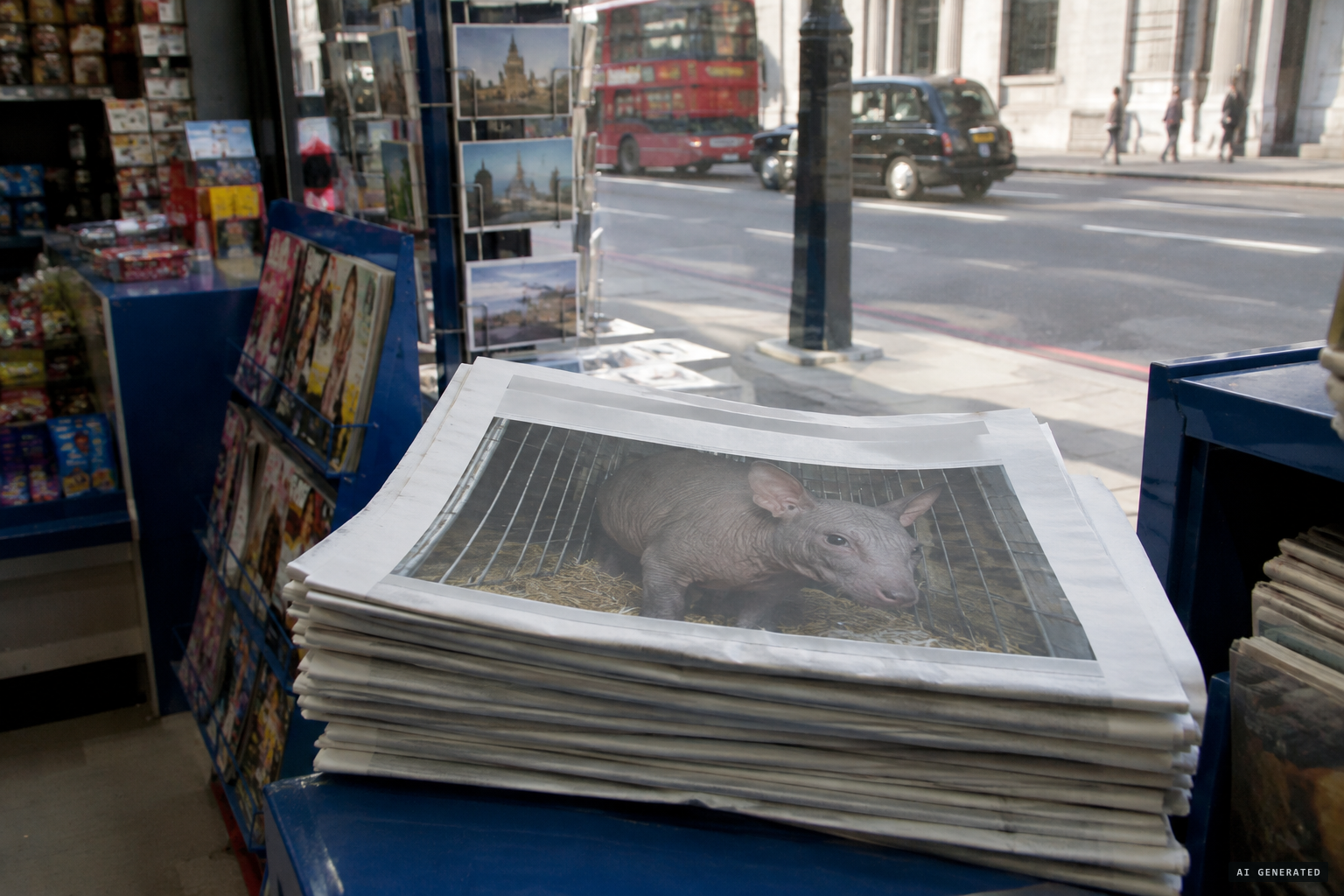 The story spreads around the world's newspapers and websites