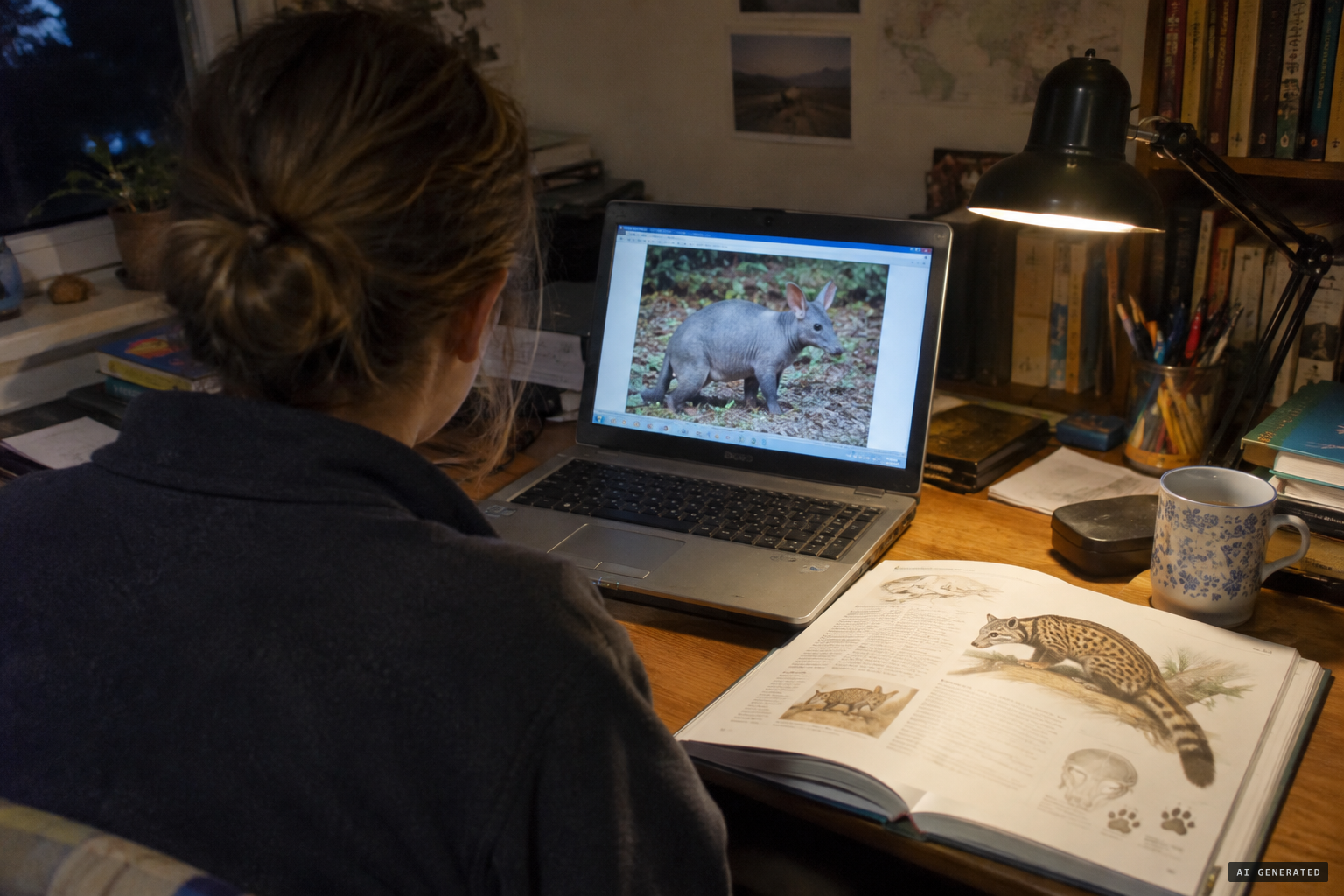 Western commentators study the photos and suspect a mangy civet