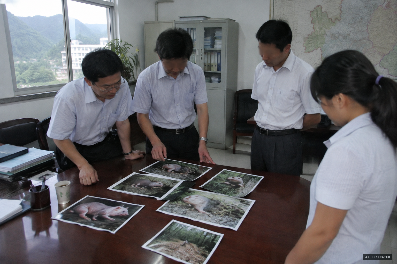 Chinese officials suggest a badger, civet, mutation or albinism