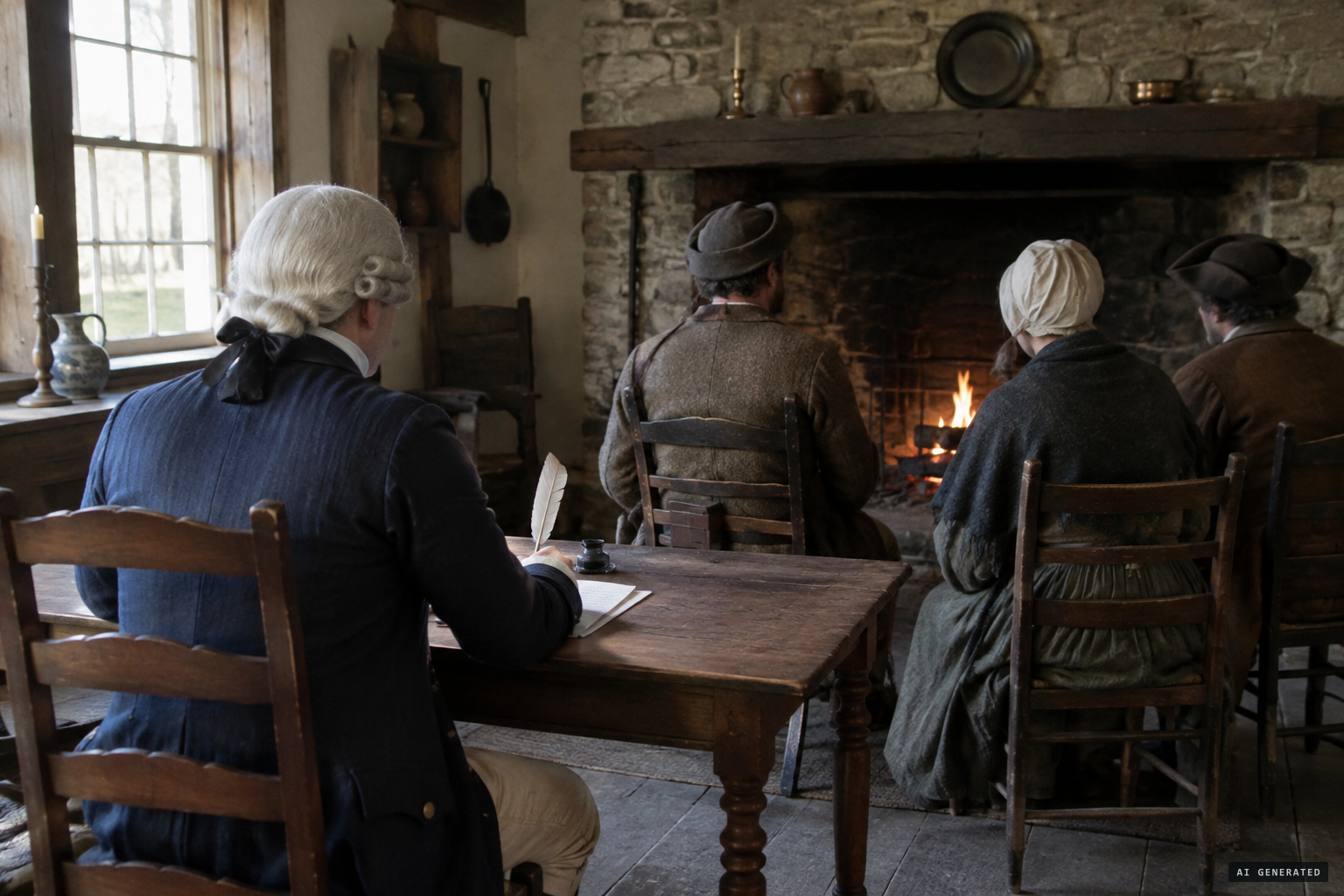 The 1747 writer questions the witnesses himself