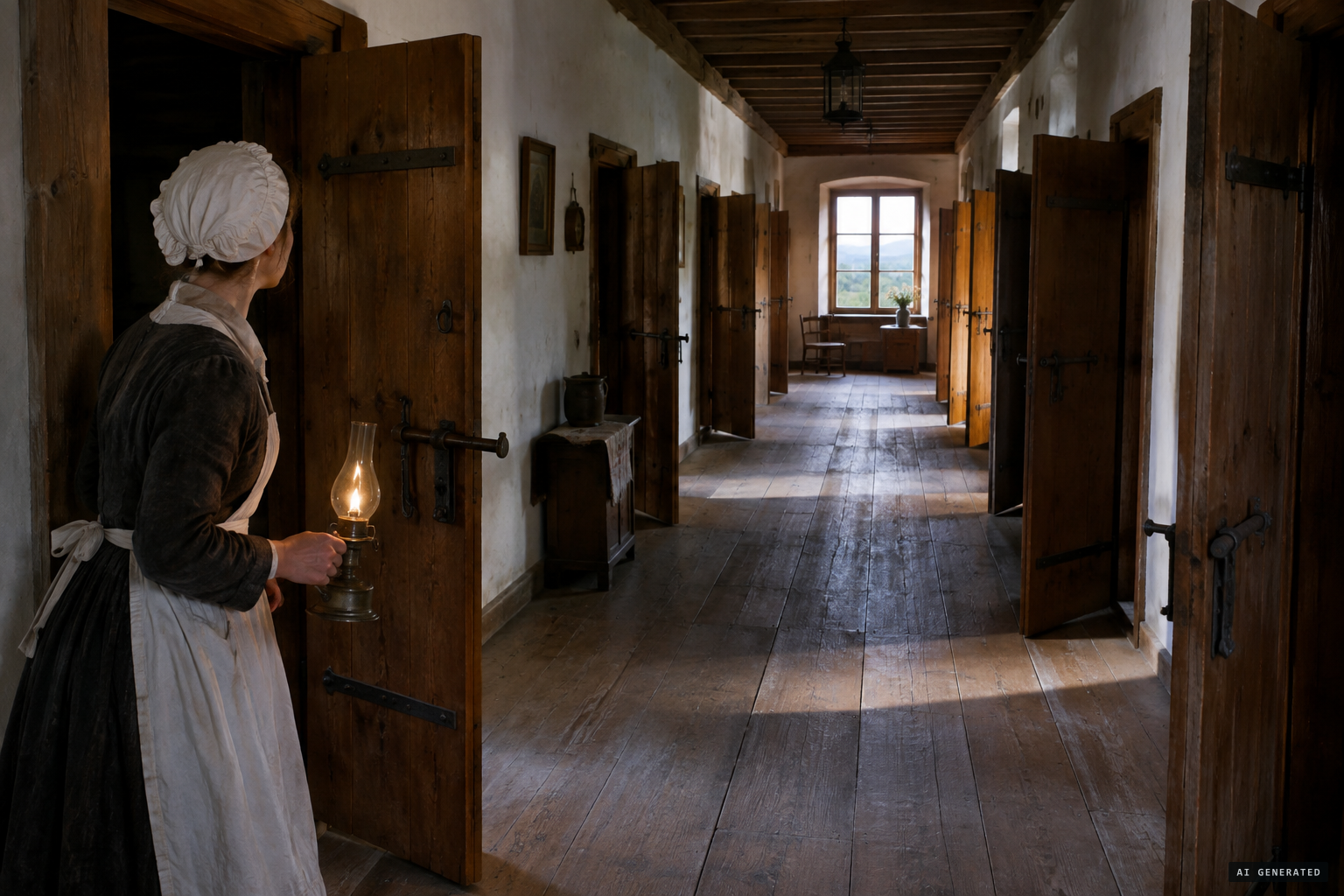 Doors found all open again, even the bolted ones