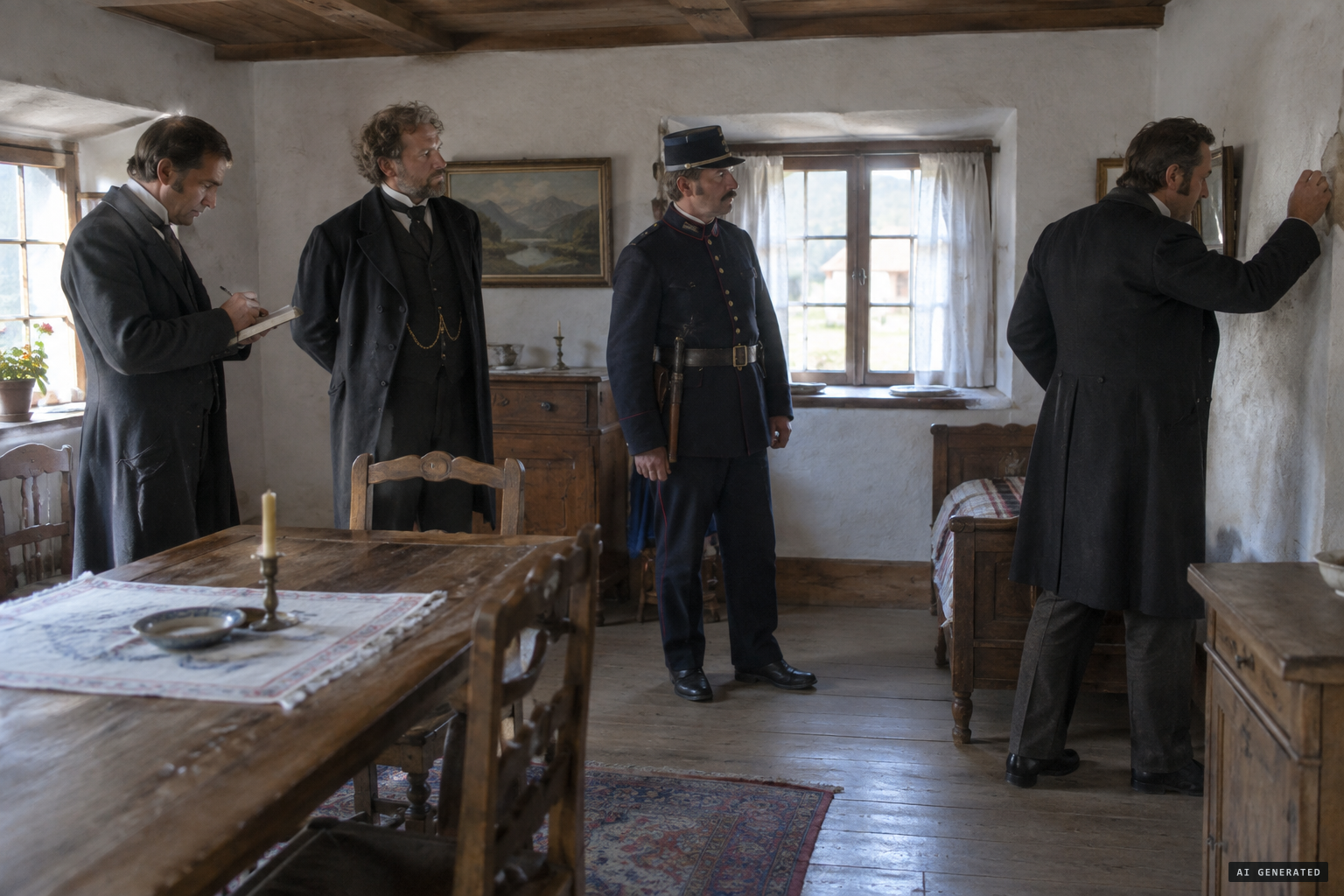 The government commission investigates the house