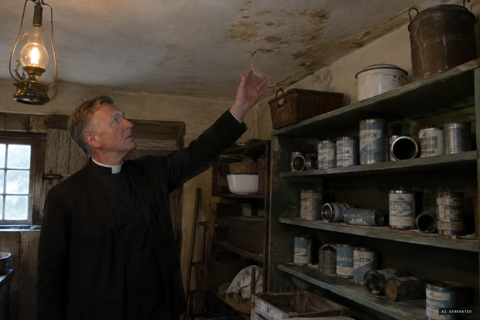 The rector doubts it, and the household paraffin supply is found diminished