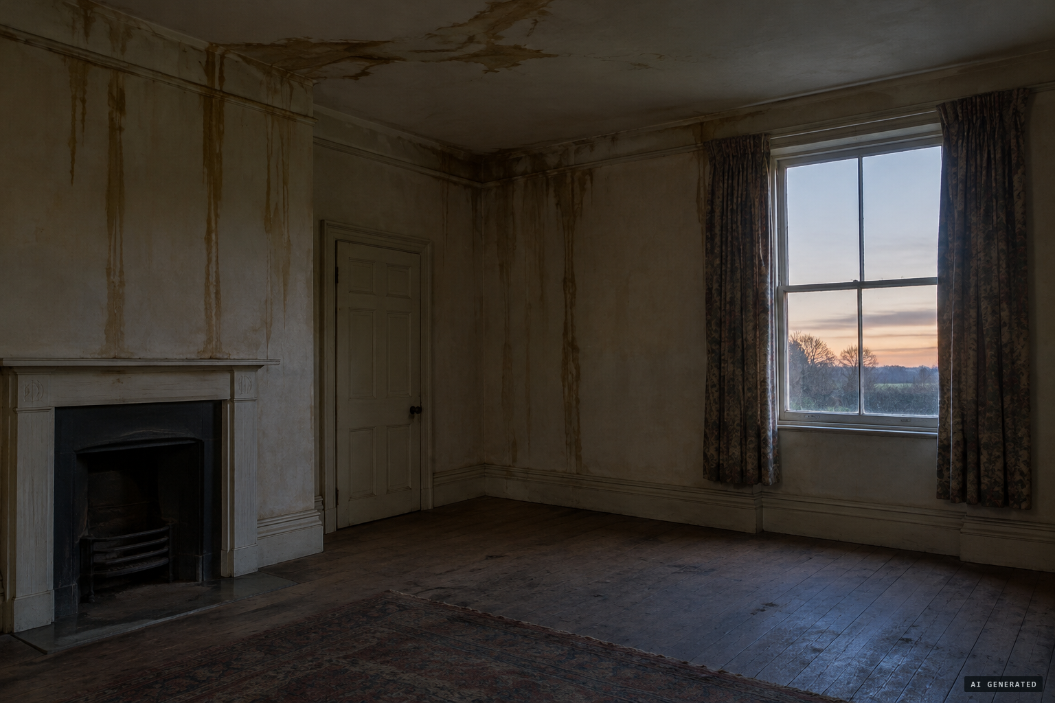 An outbreak made entirely of liquid, in an English rectory