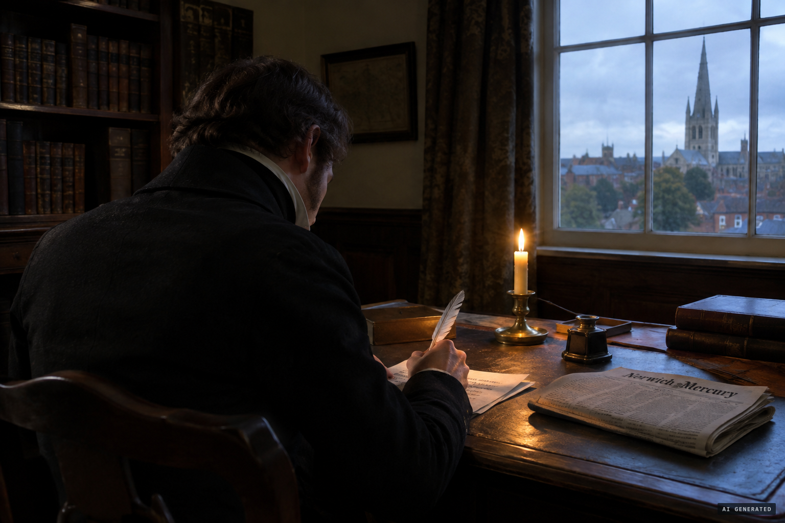 Titlow writes his corrections: the noises were not loud; perhaps a ventriloquist