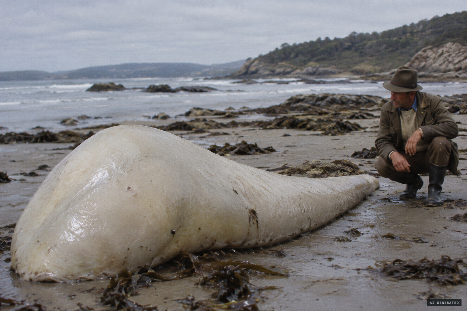 About 20 feet long and 18 feet wide, with a hump tapering to the back