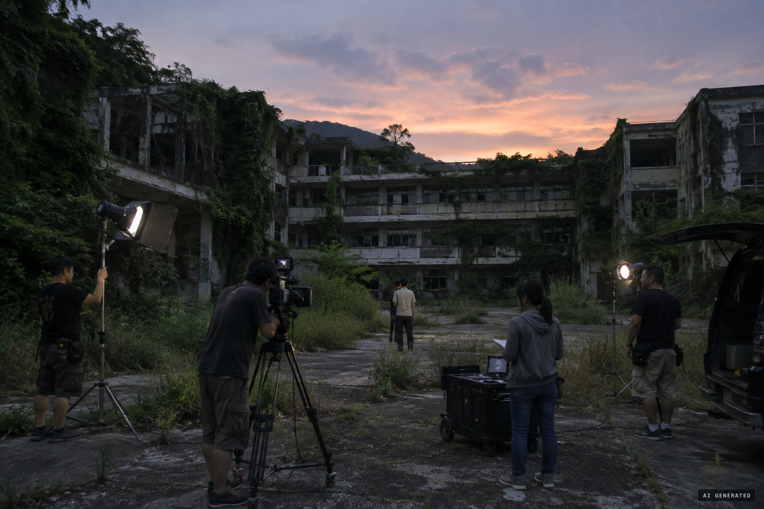 Film crews come to the 'scariest place in Asia'