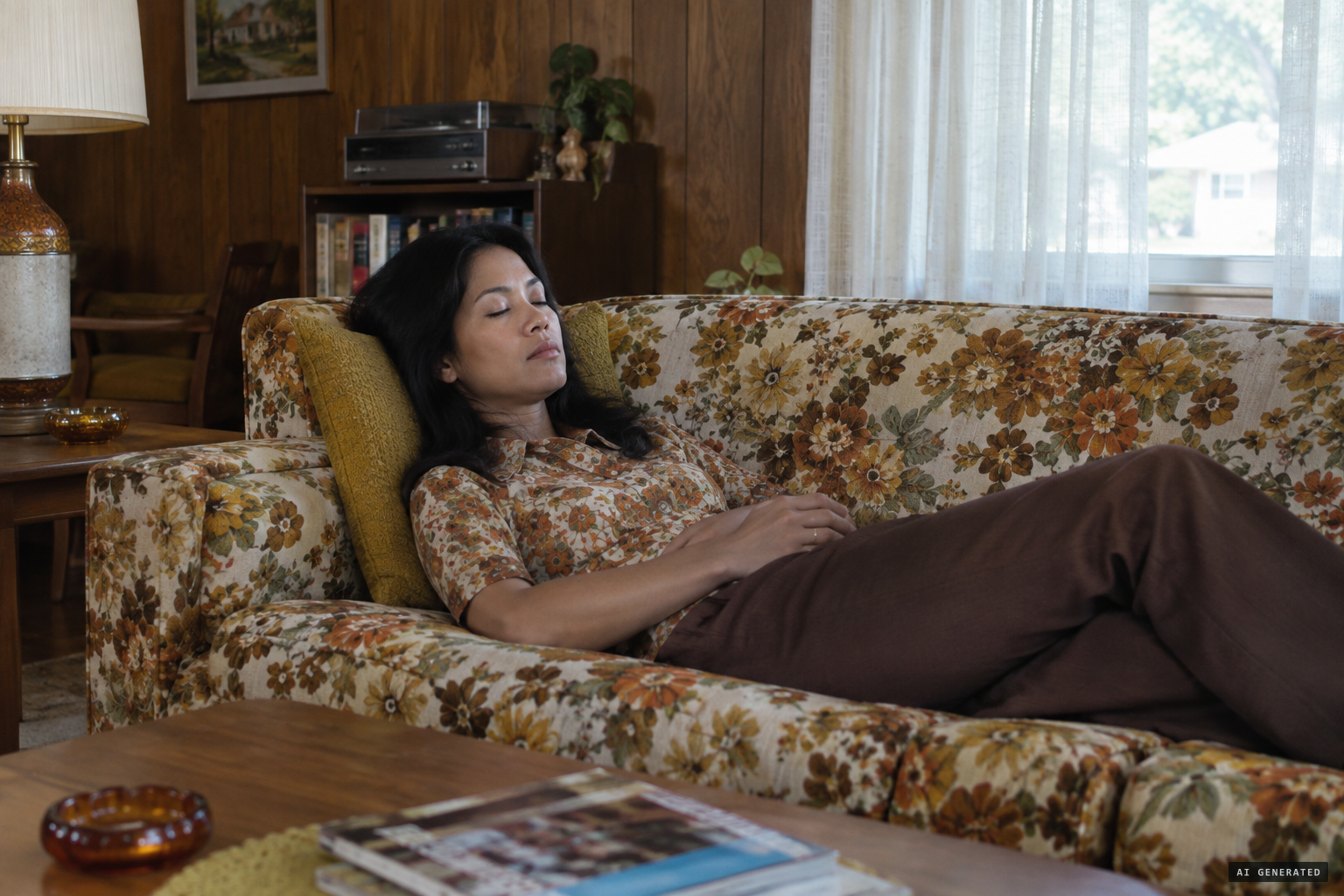 Remy Chua falls into a trance at home in Evanston