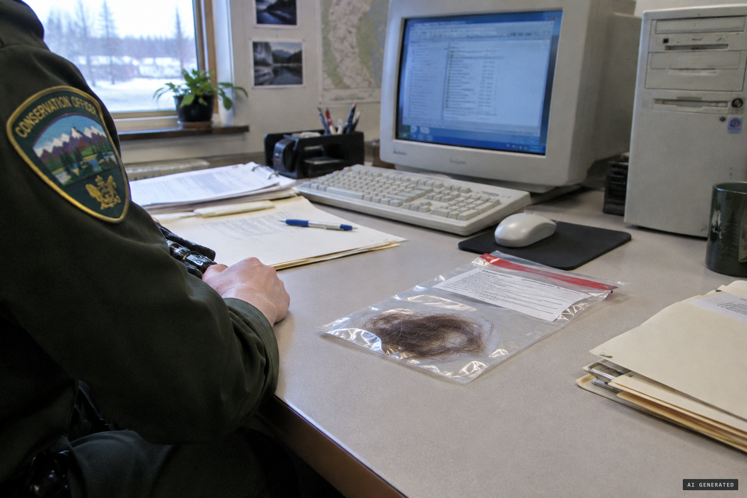 The hair goes to the Yukon Department of Environment