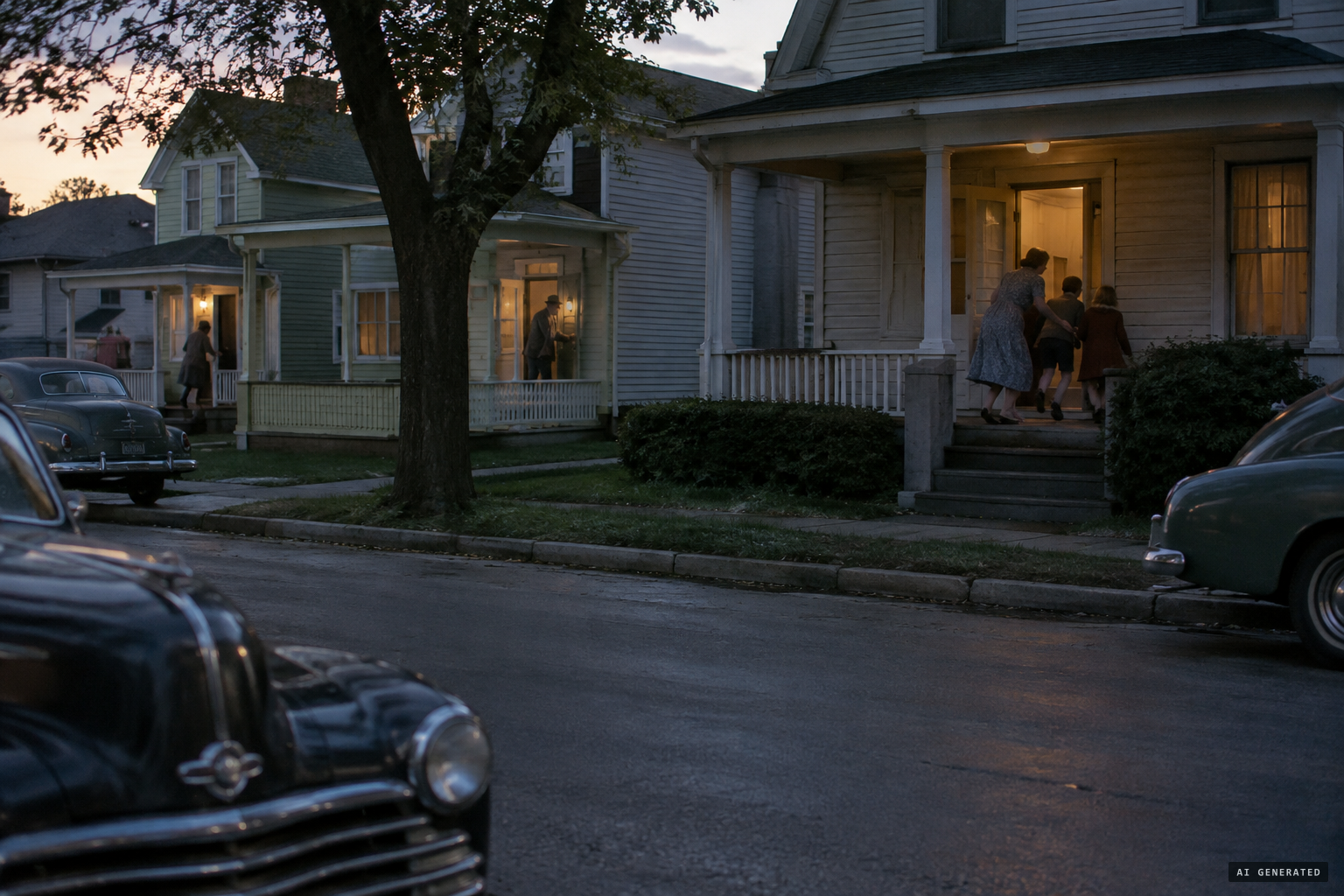 Residents stay in at night and mothers keep children indoors