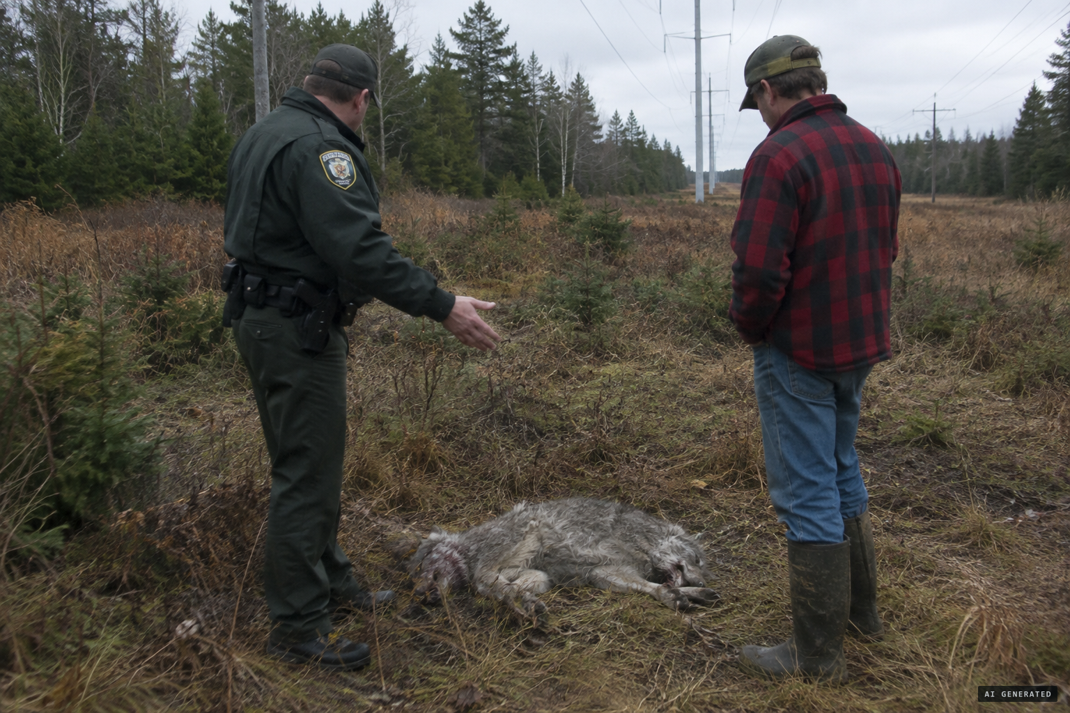 Officials call it a dog, or a black coyote