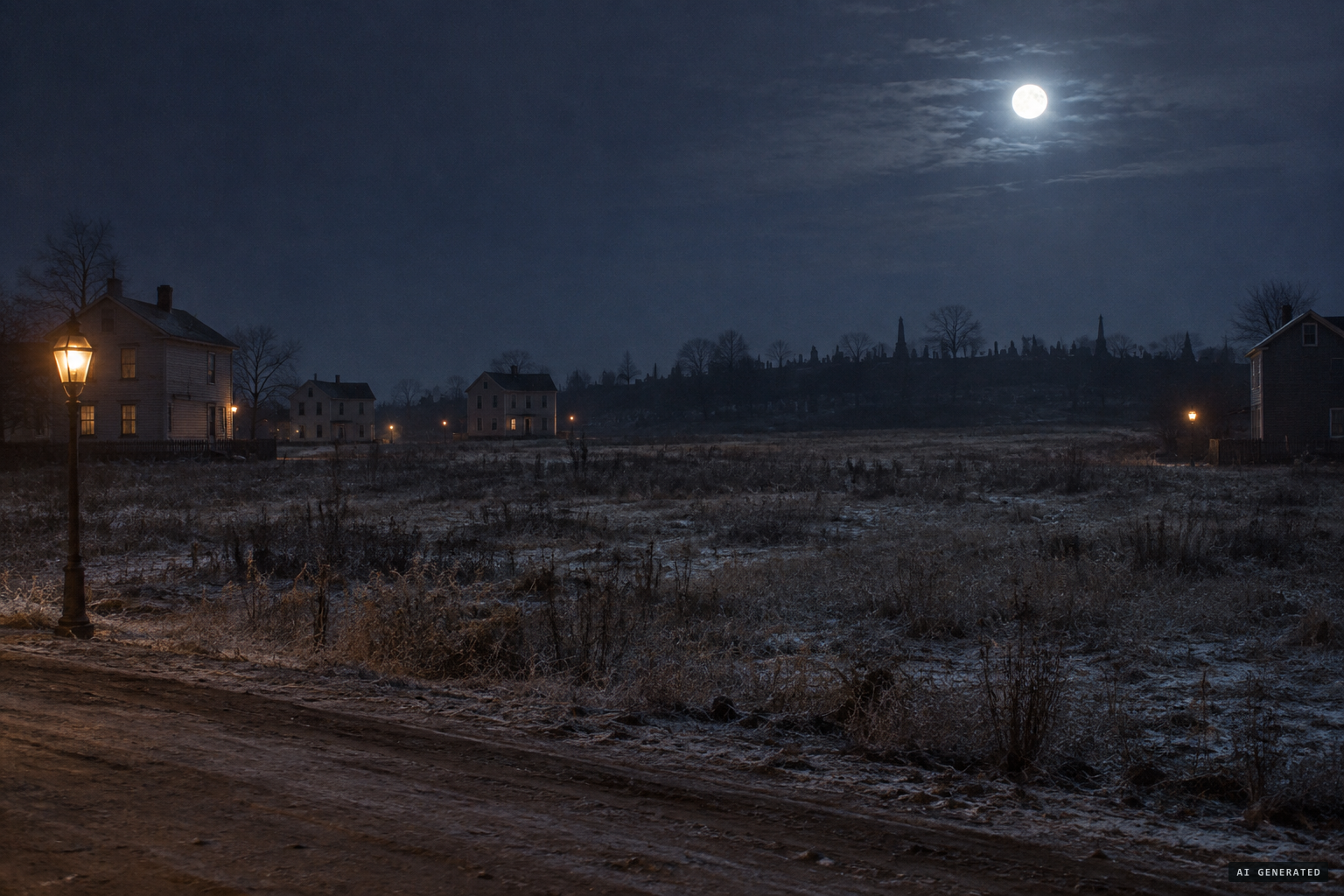 The open lots of the Twenty-seventh Ward at night, November 1894