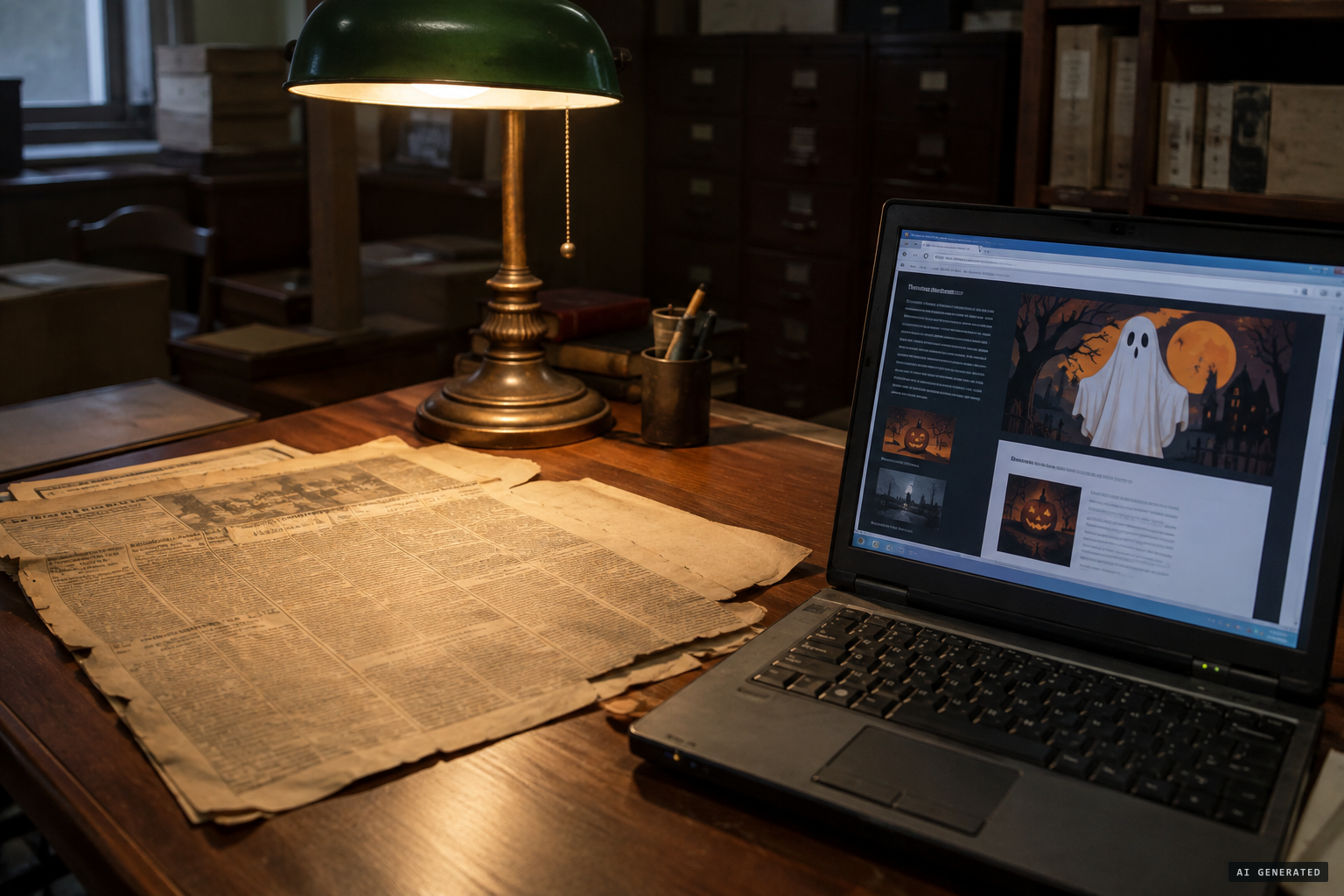 The ghost revived online, and the original page still waiting