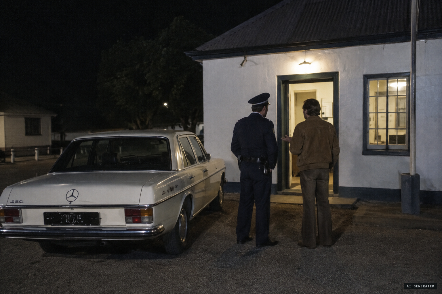 Le Grange reports the vanishing at Uniondale police station