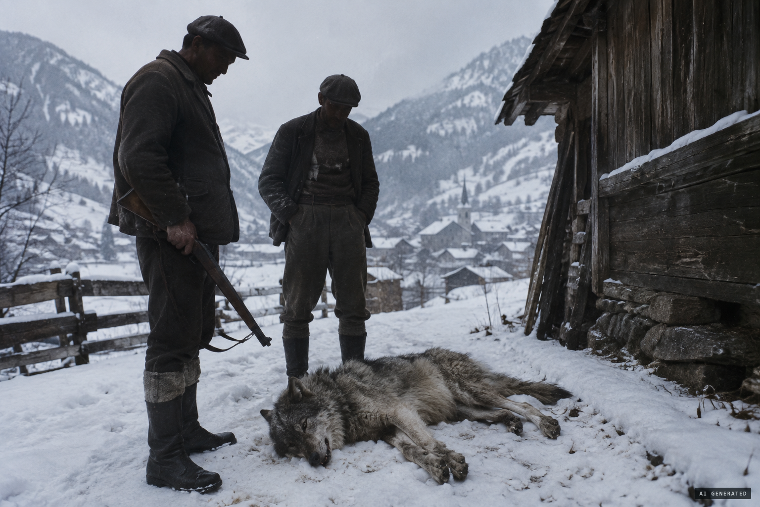 The animal shot at Eischoll in late November 1947.