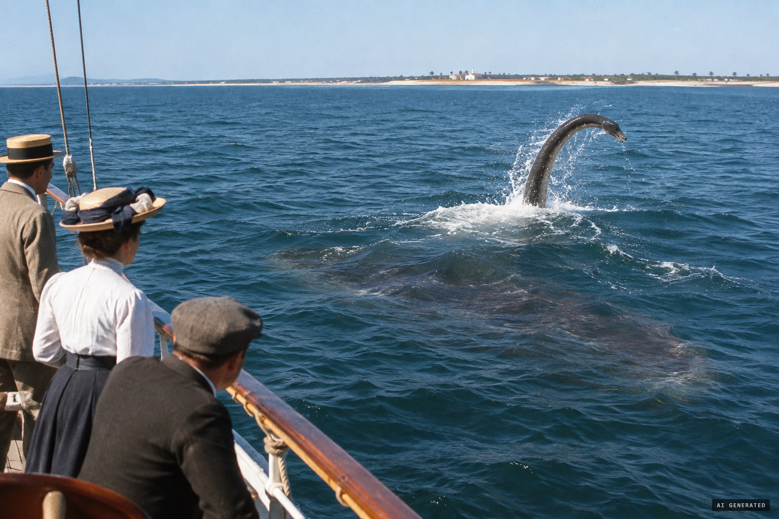 The neck moves side to side, with a dark patch visible below the surface