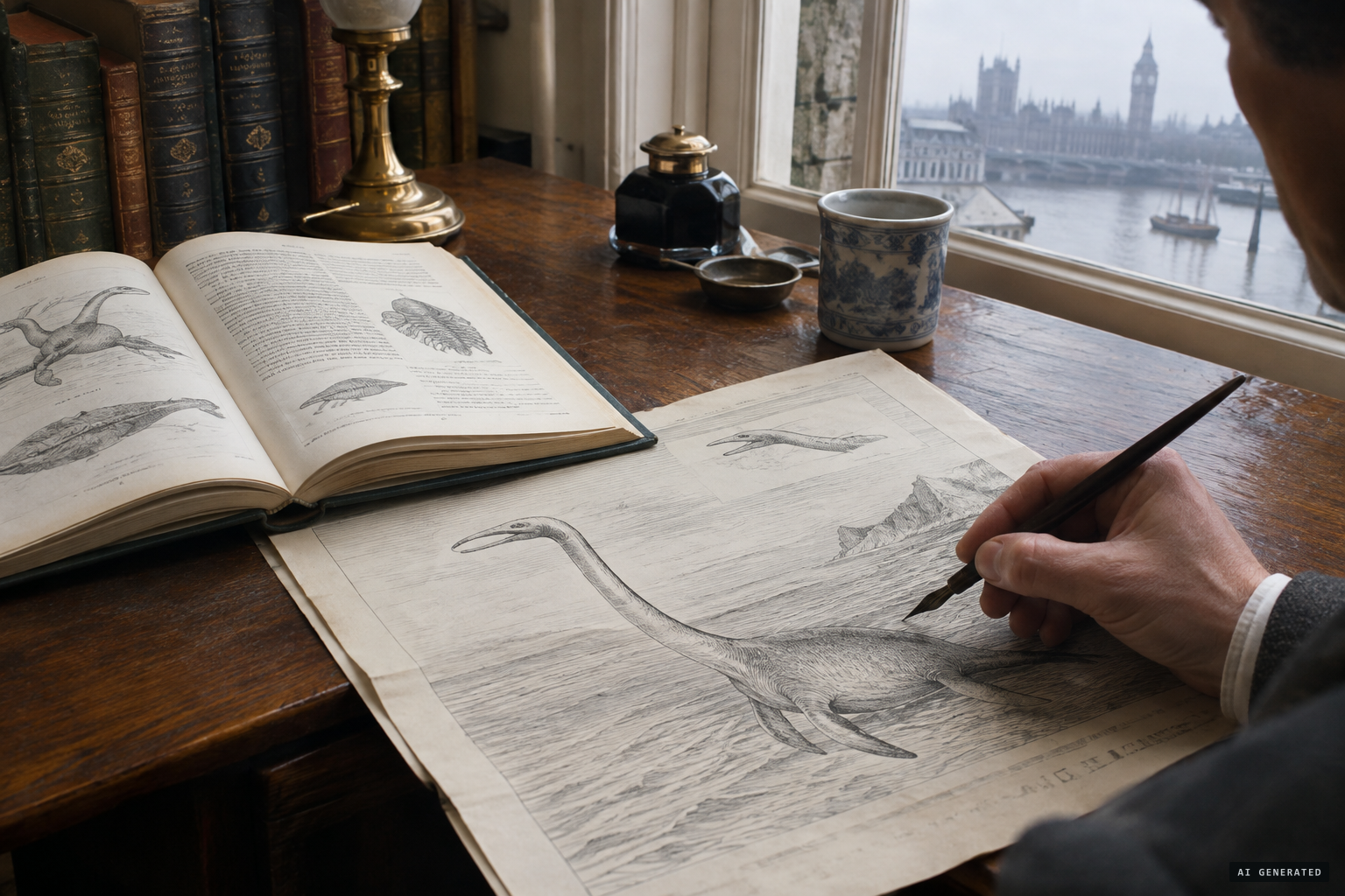 The naturalists' report and Nicoll's drawing are published in 1906