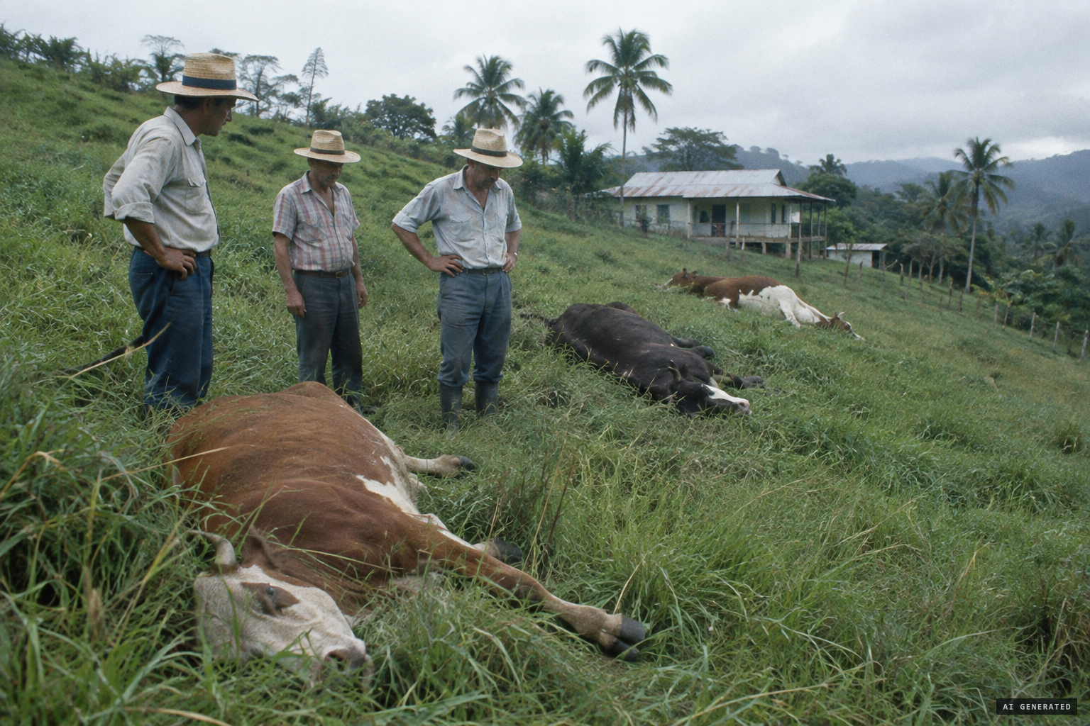 The first carcasses turn up on a hillside in Rocha