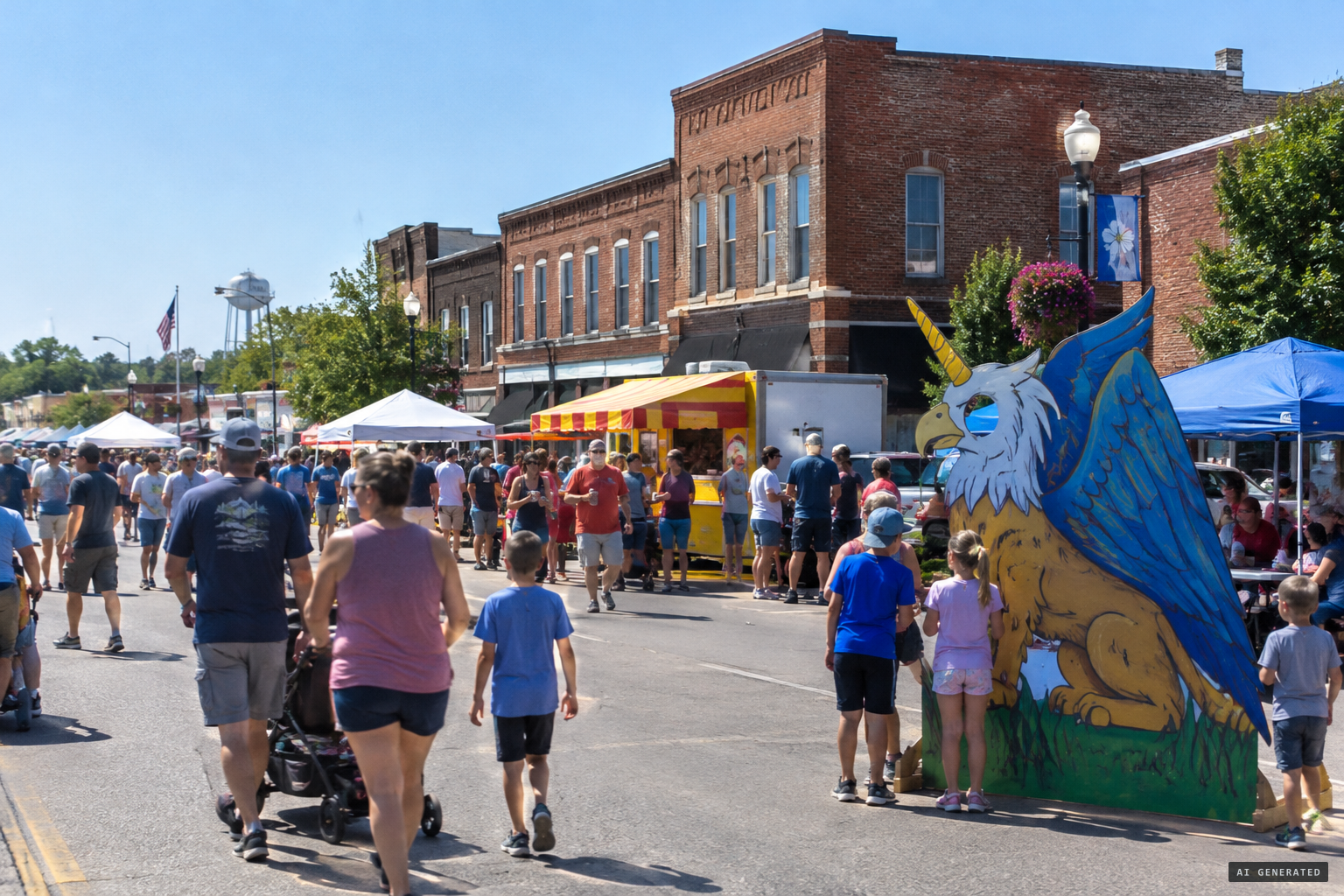 Each September, the town holds the Van Meter Visitor Festival