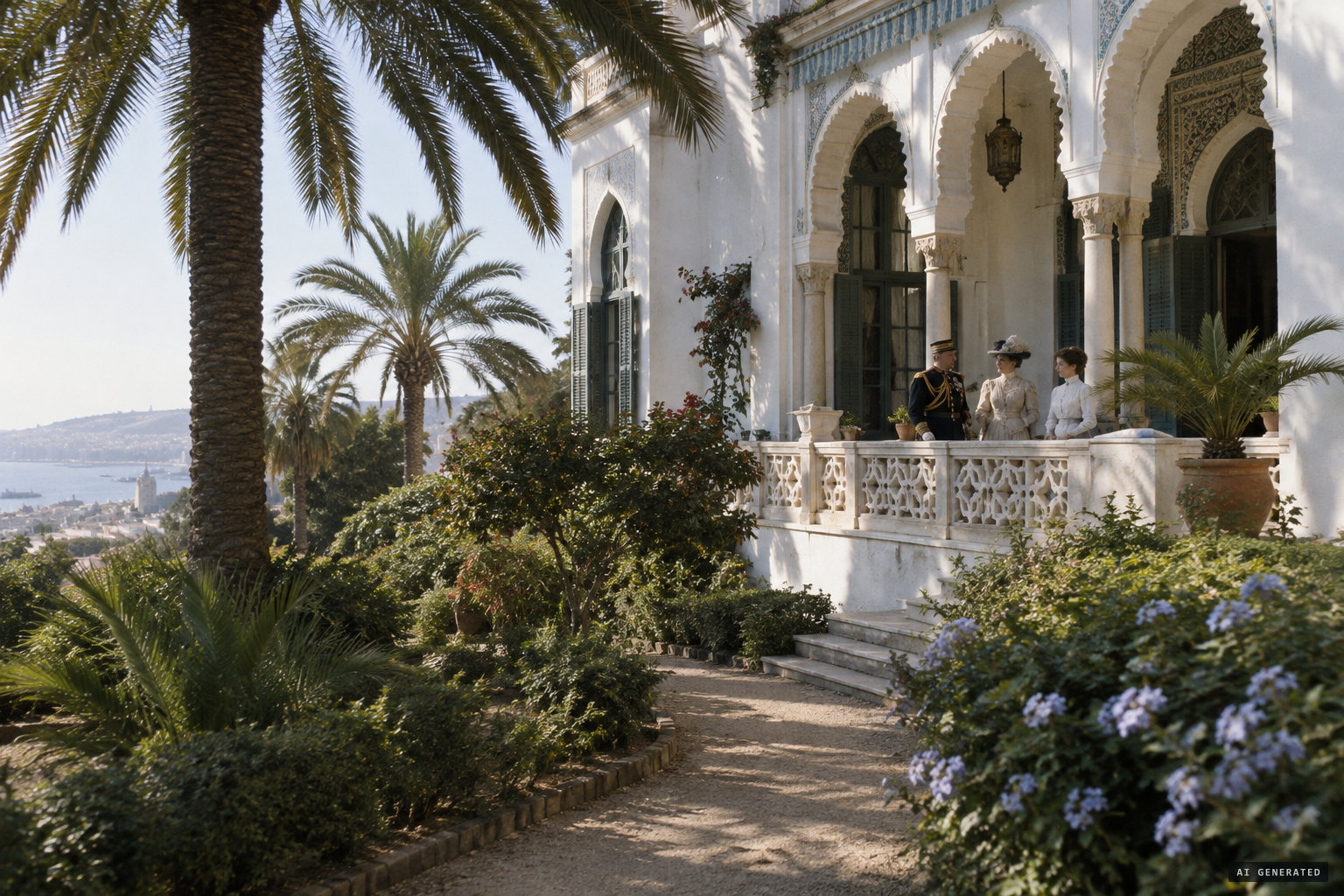 The Villa Carmen in Algiers, home of General Noël and his wife