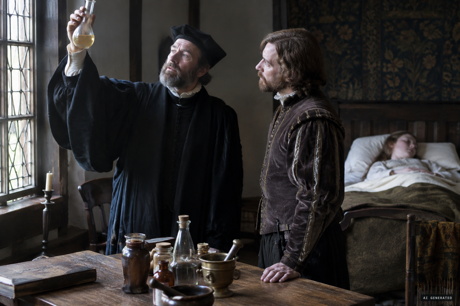 Doctor Barrow's medicines fail and Jane's urine is examined