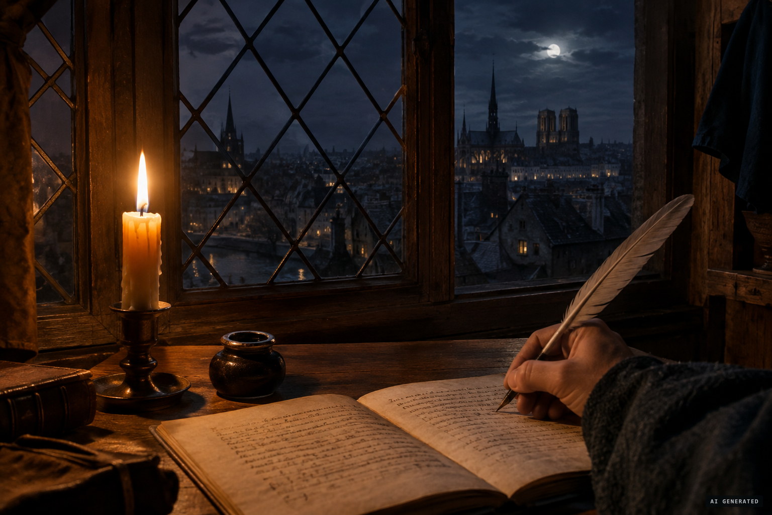 An anonymous Parisian keeps the diary now called the Journal d'un bourgeois de Paris