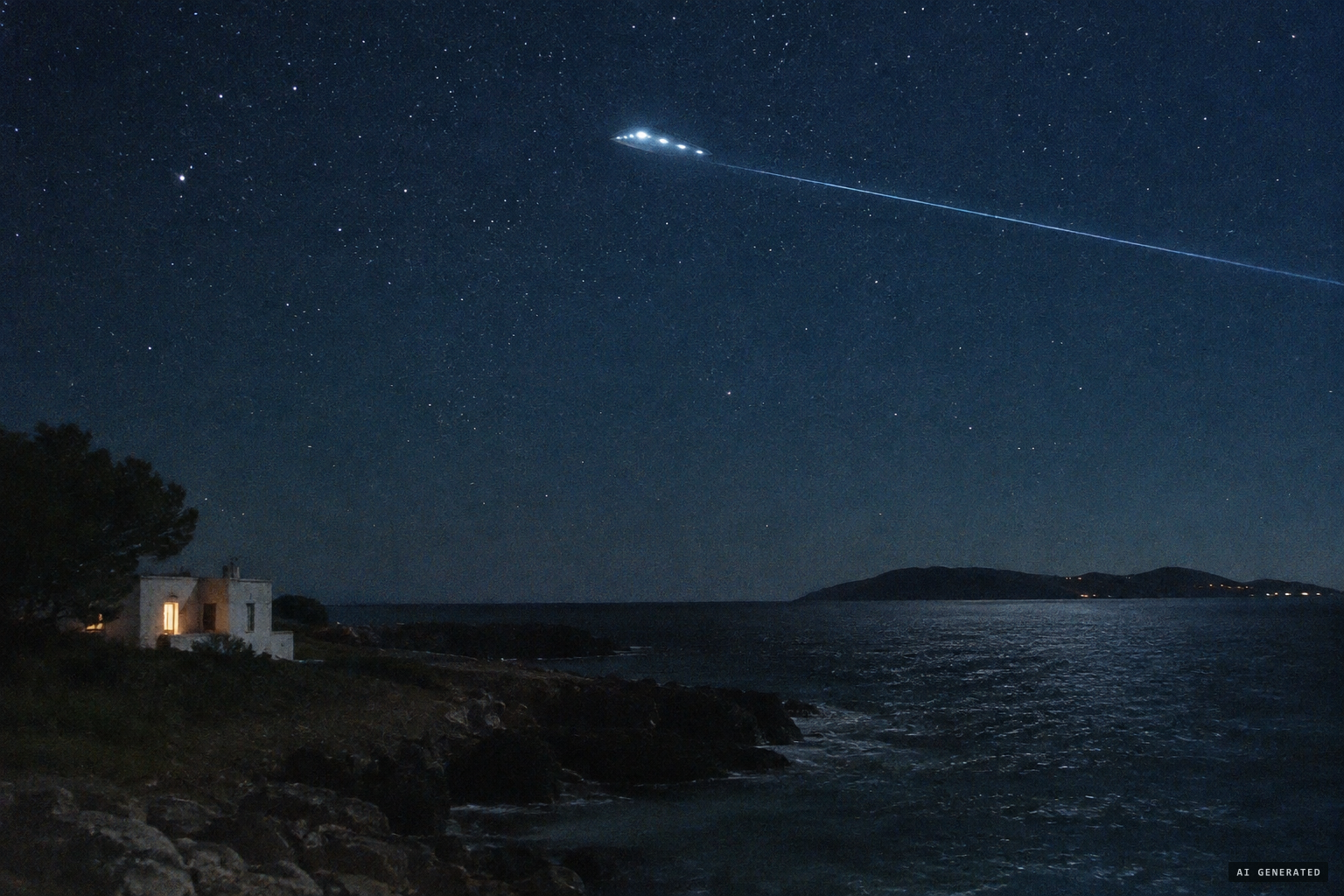 The officers' answer: a spacecraft or laser tests