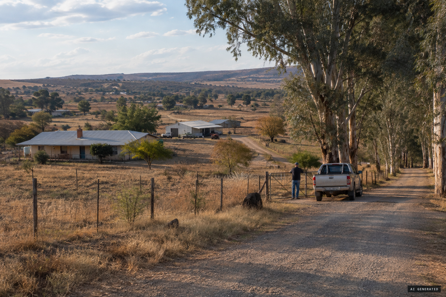 Tierpoort, a sparse smallholding area south-east of Pretoria