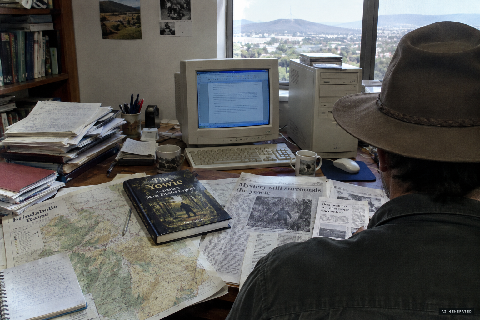 Timothy Bull becomes Tim the Yowie Man, columnist and cryptonaturalist