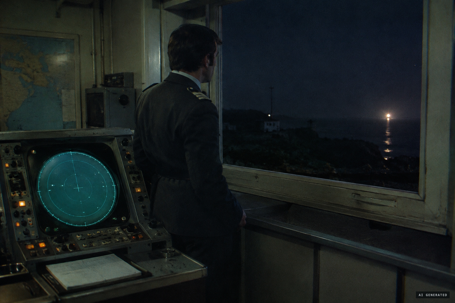 One version: a Prevlaka operator saw it from his window but found nothing on his screen