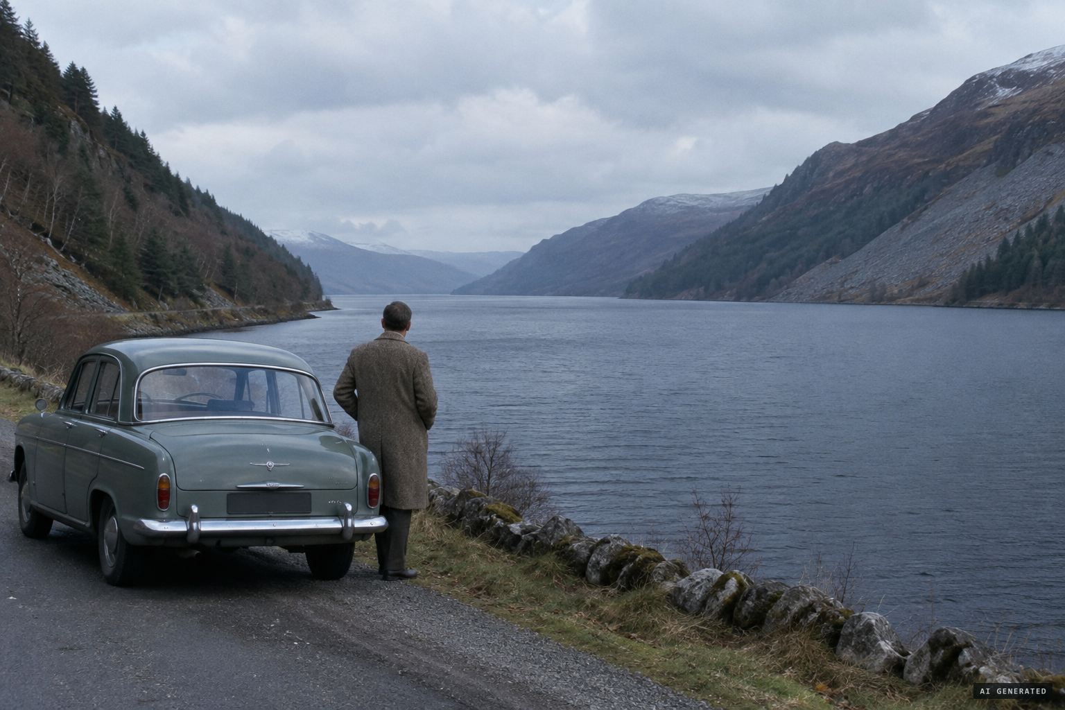 Loch Ness in 1960, where the monster had been famous for a quarter of a century