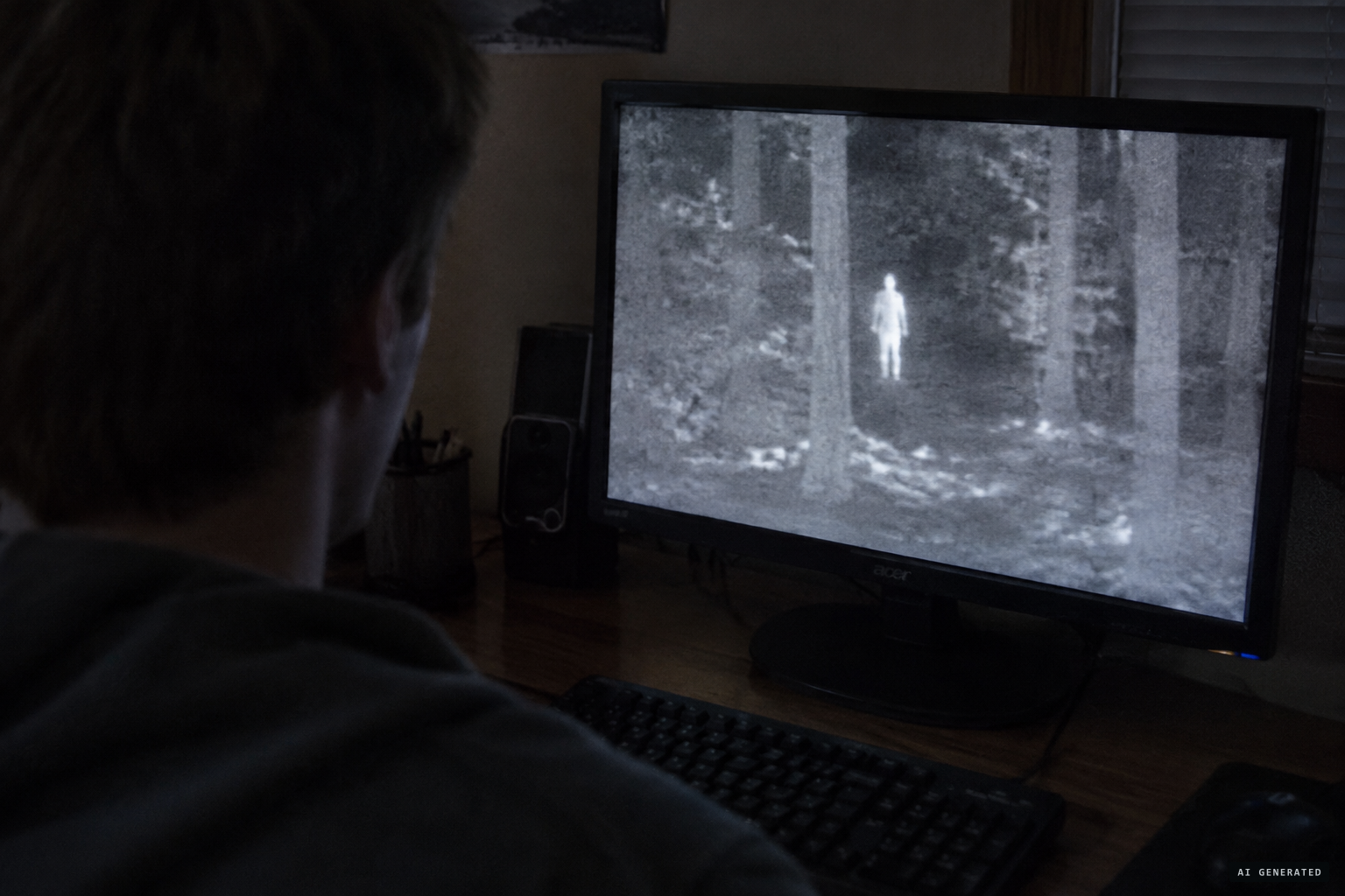 Online, thermal clips like this one are judged "technically inconclusive."