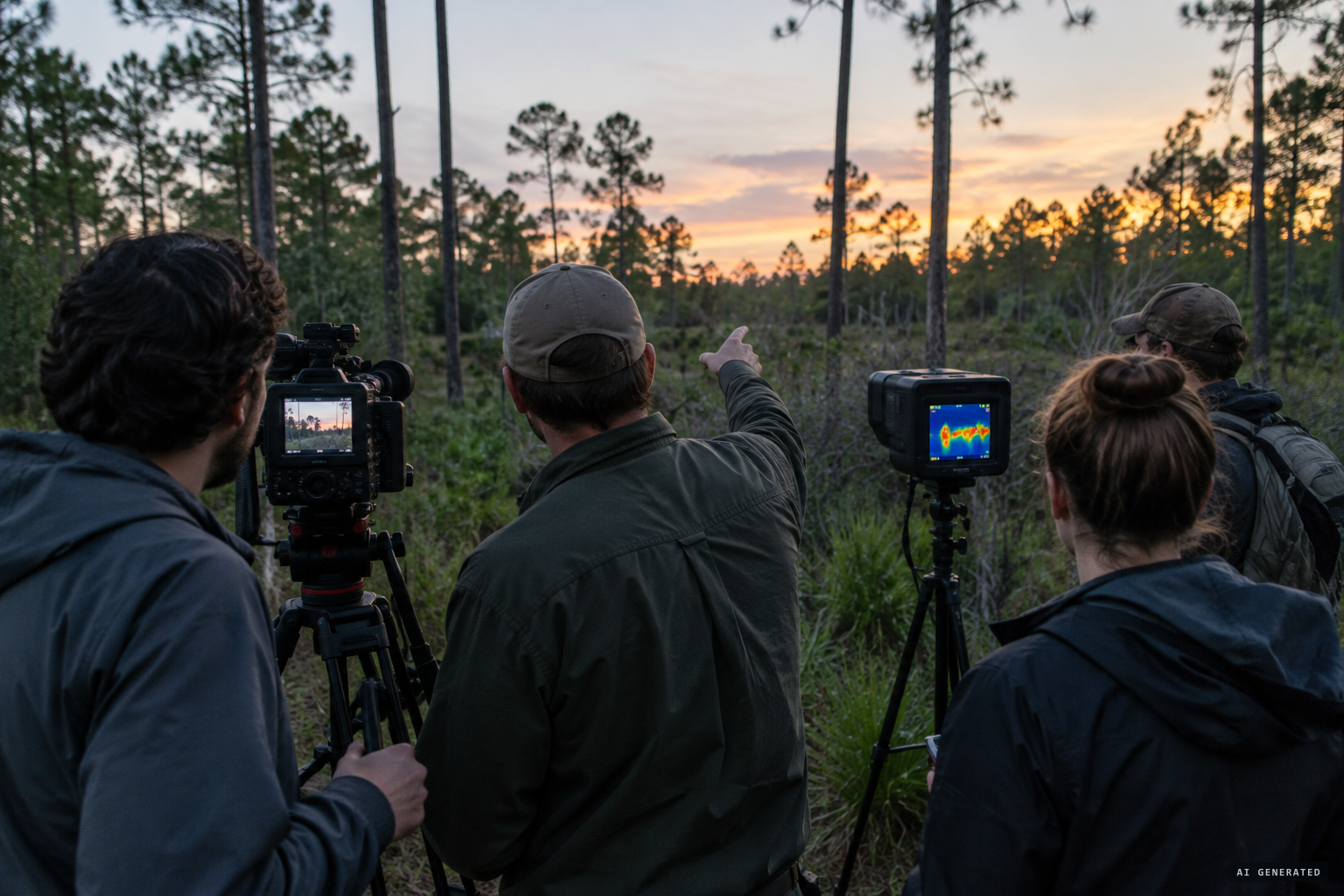 Brown Jr. makes The Skunk Ape Lives around the FLIR footage.