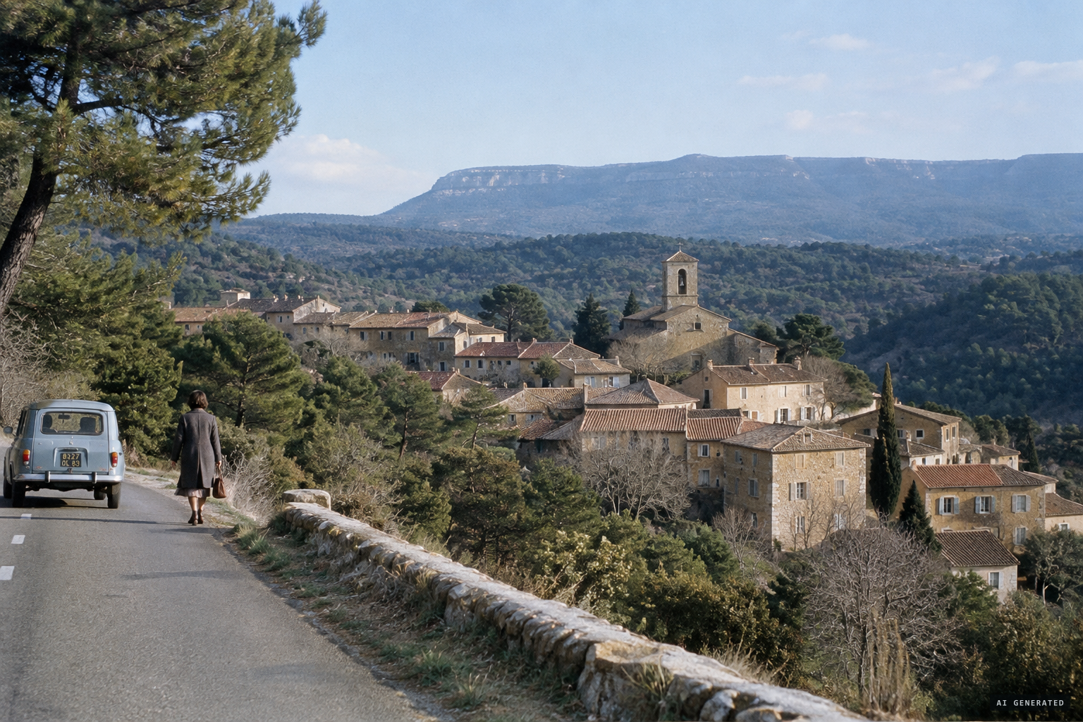 The village of Trans-en-Provence in the Var, near Draguignan