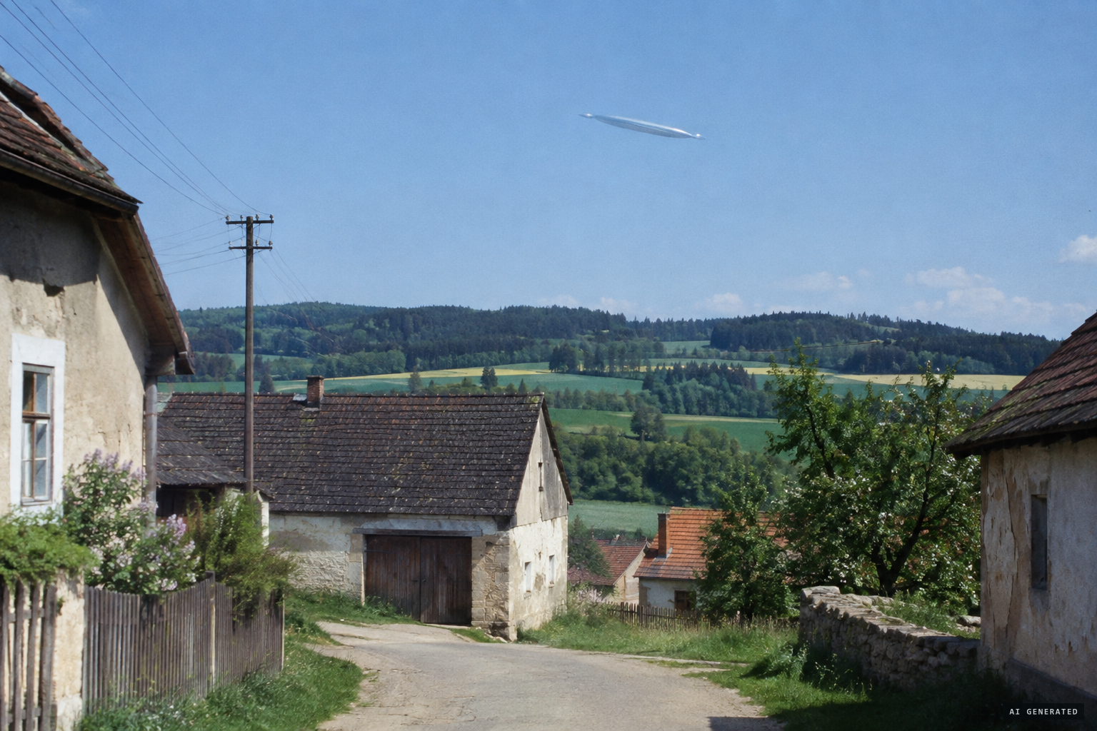 The object crosses the border and passes over Hvozd before turning north toward Chomutov