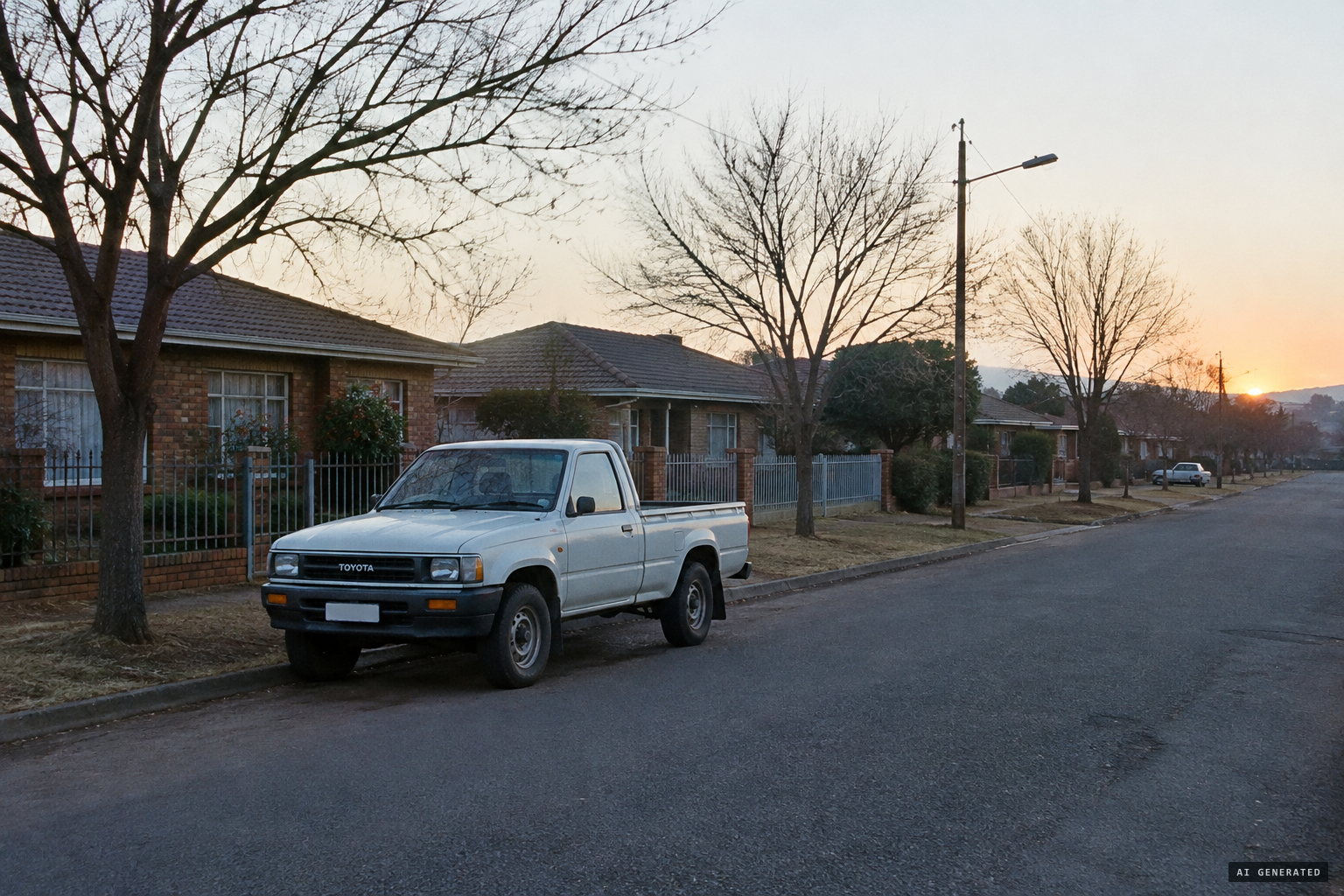 A quiet town before the sighting