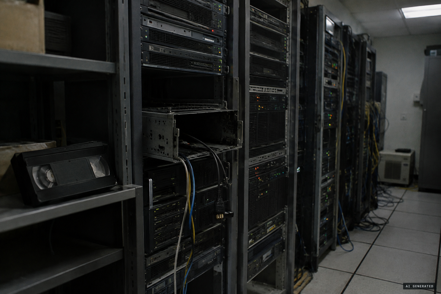 The archive server is silent and the footage has never surfaced