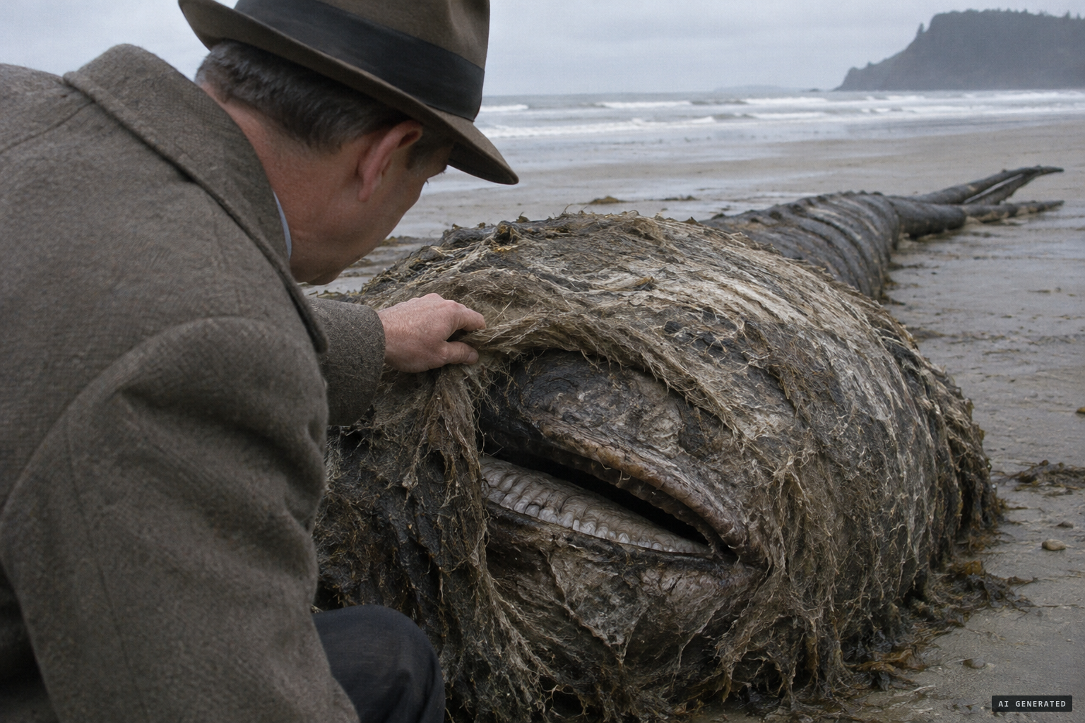 Lloyd Cable finds an eight-inch toothless mouth under the hair