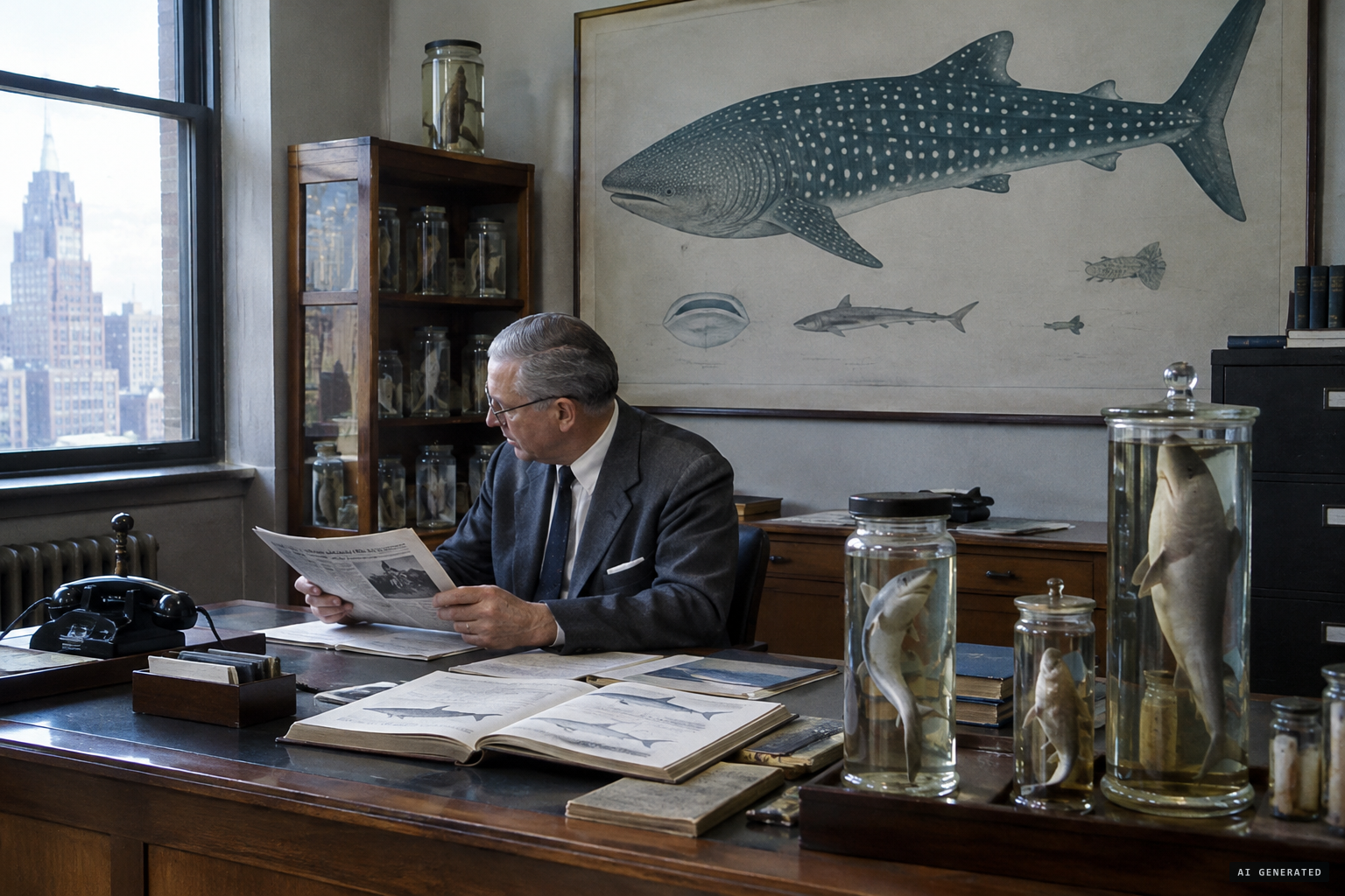 Far-off experts weigh in: a whale shark, whale blubber, or an elasmobranch