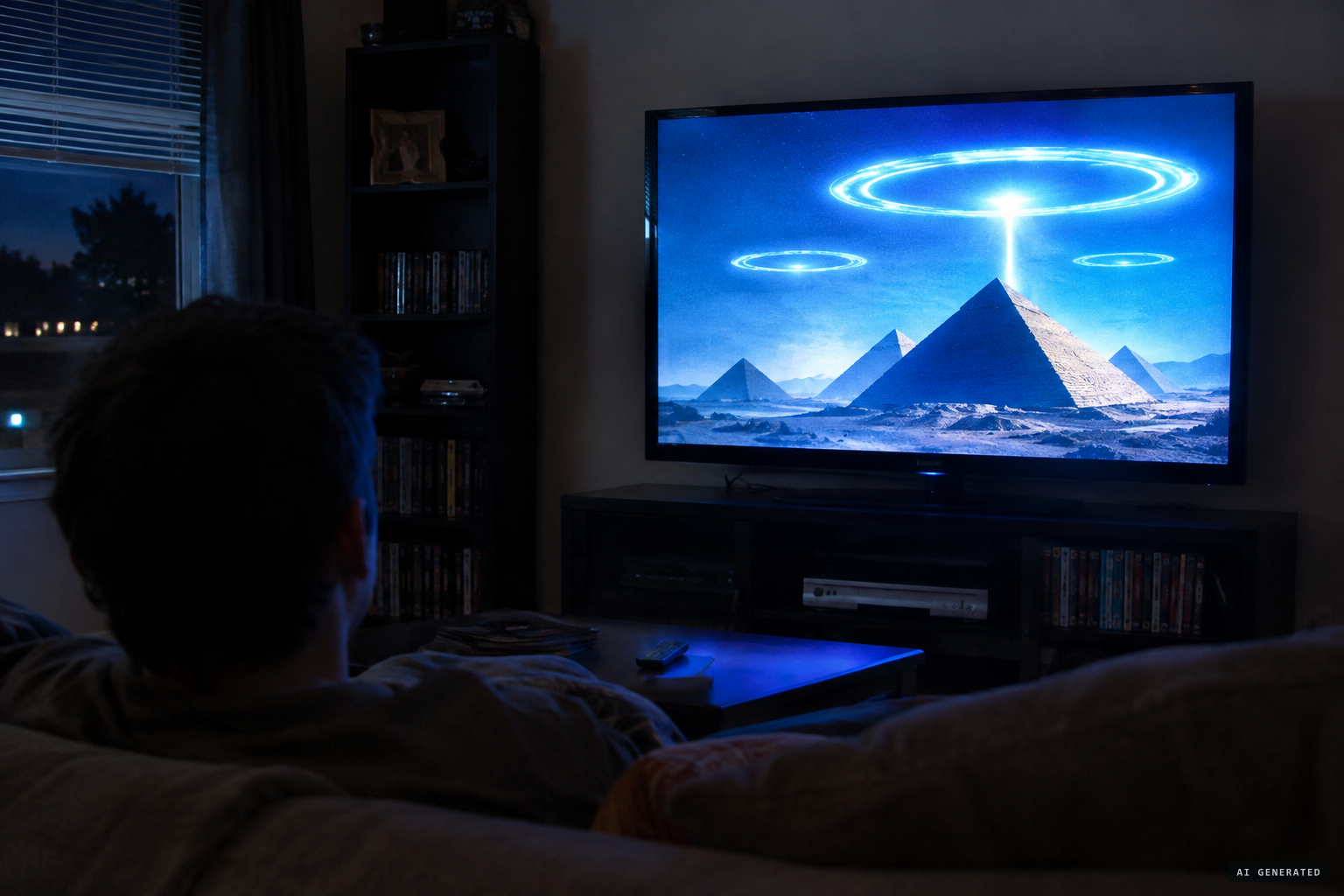 The fire circles return on television and ancient astronaut websites