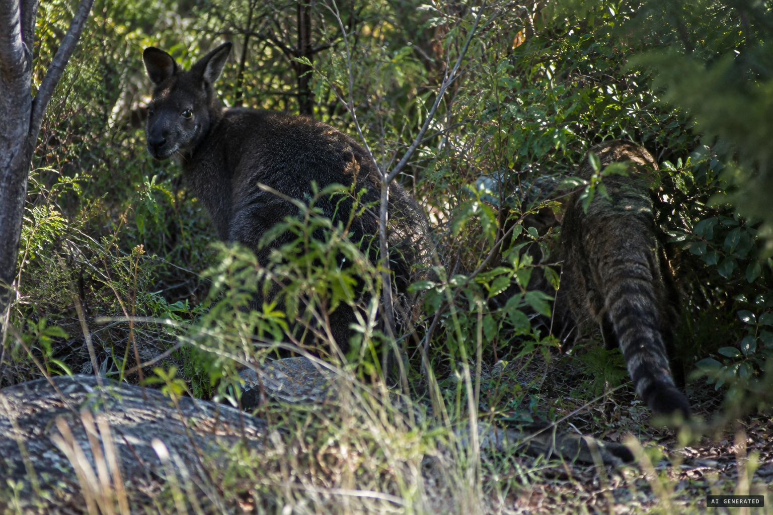 The usual explanations: feral cats, swamp wallabies, partial views in scrub