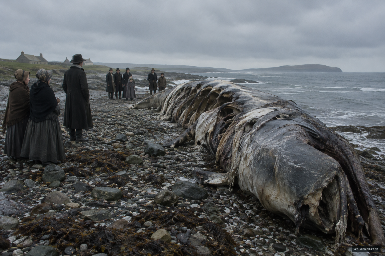 The Stronsay Beast of 1808, later identified as a basking shark