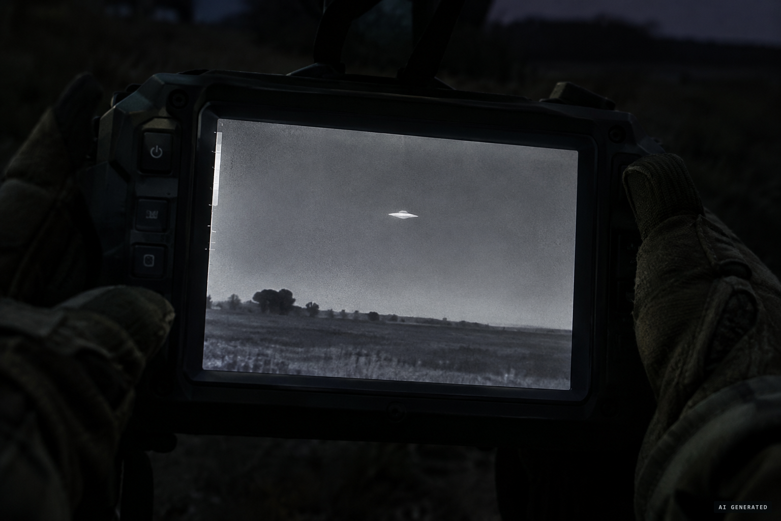 The pilot insists it was not a mirage: in thermal vision you cannot see one.