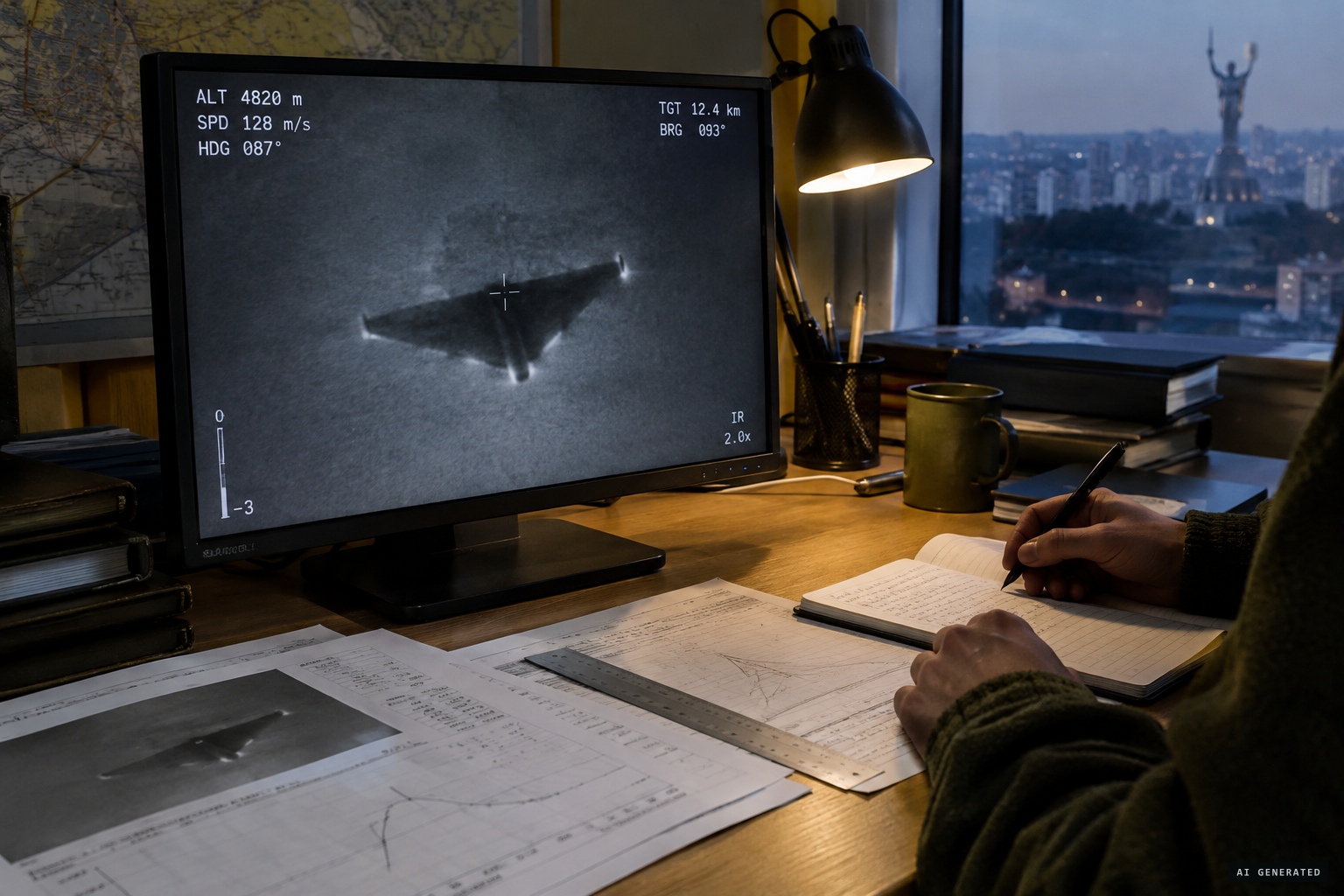 The researchers estimate a size of 26.4 to 32.4 m, zero velocity and an altitude of 105 m.