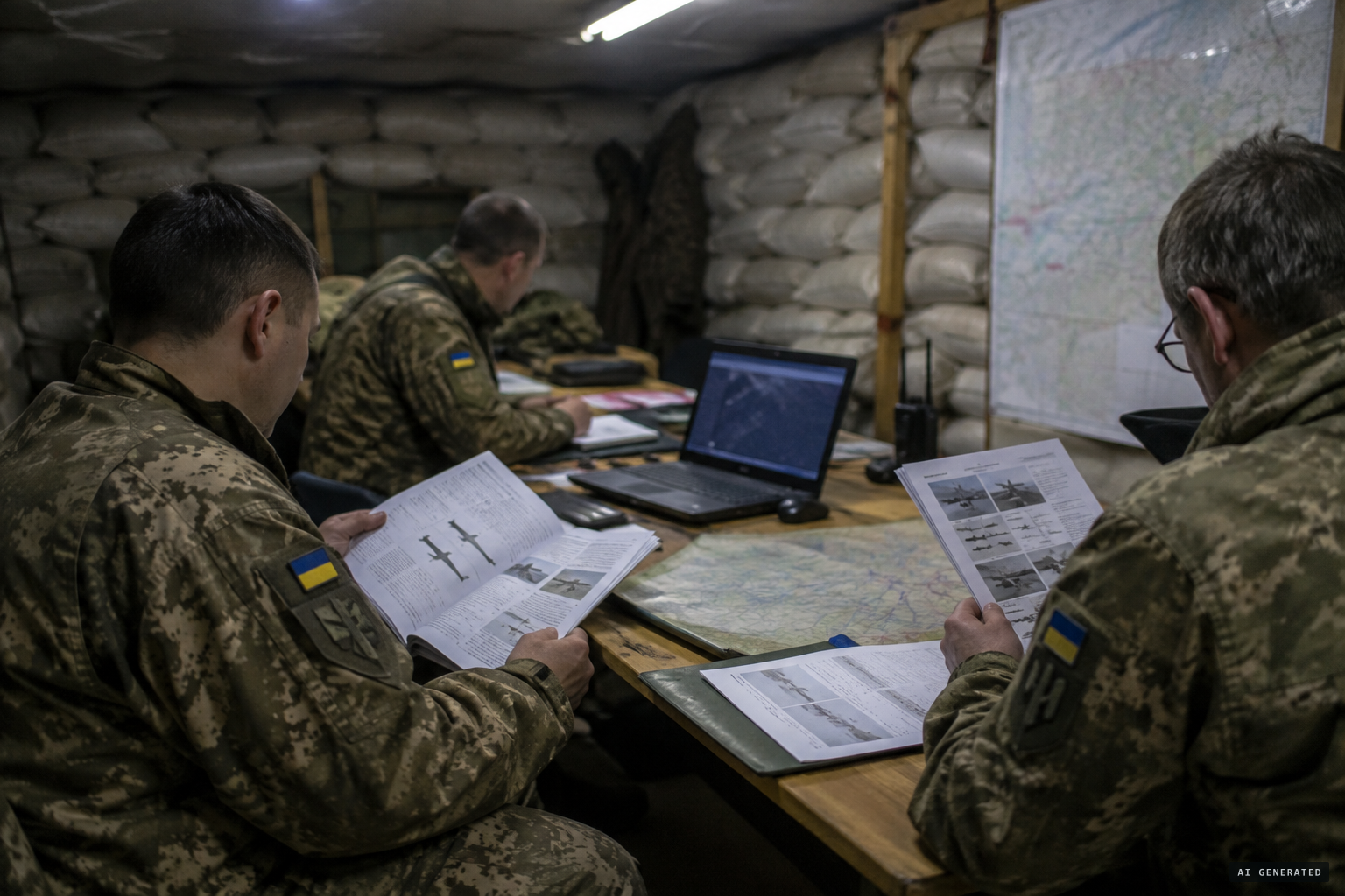 Ukrainian forces adopt an order and training for reporting aerospace objects and phenomena