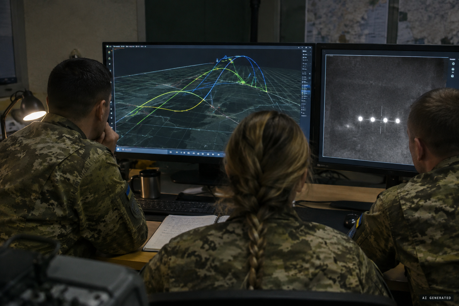 Analysts model the observation and run calculations on the video