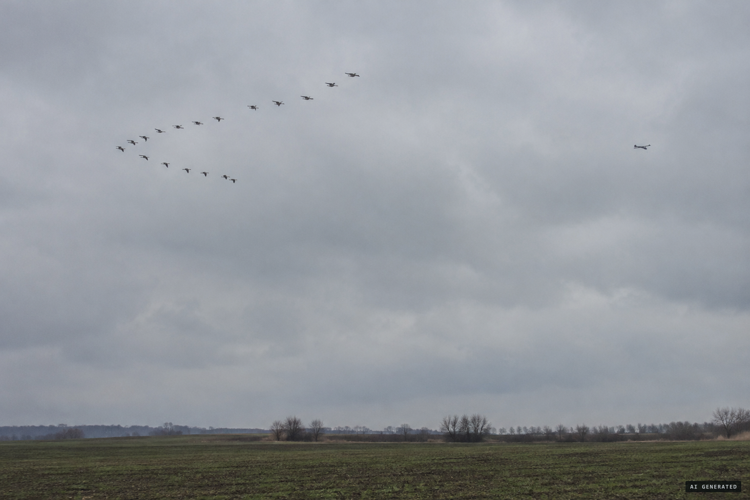 Drones, decoys or migrating birds are possible explanations