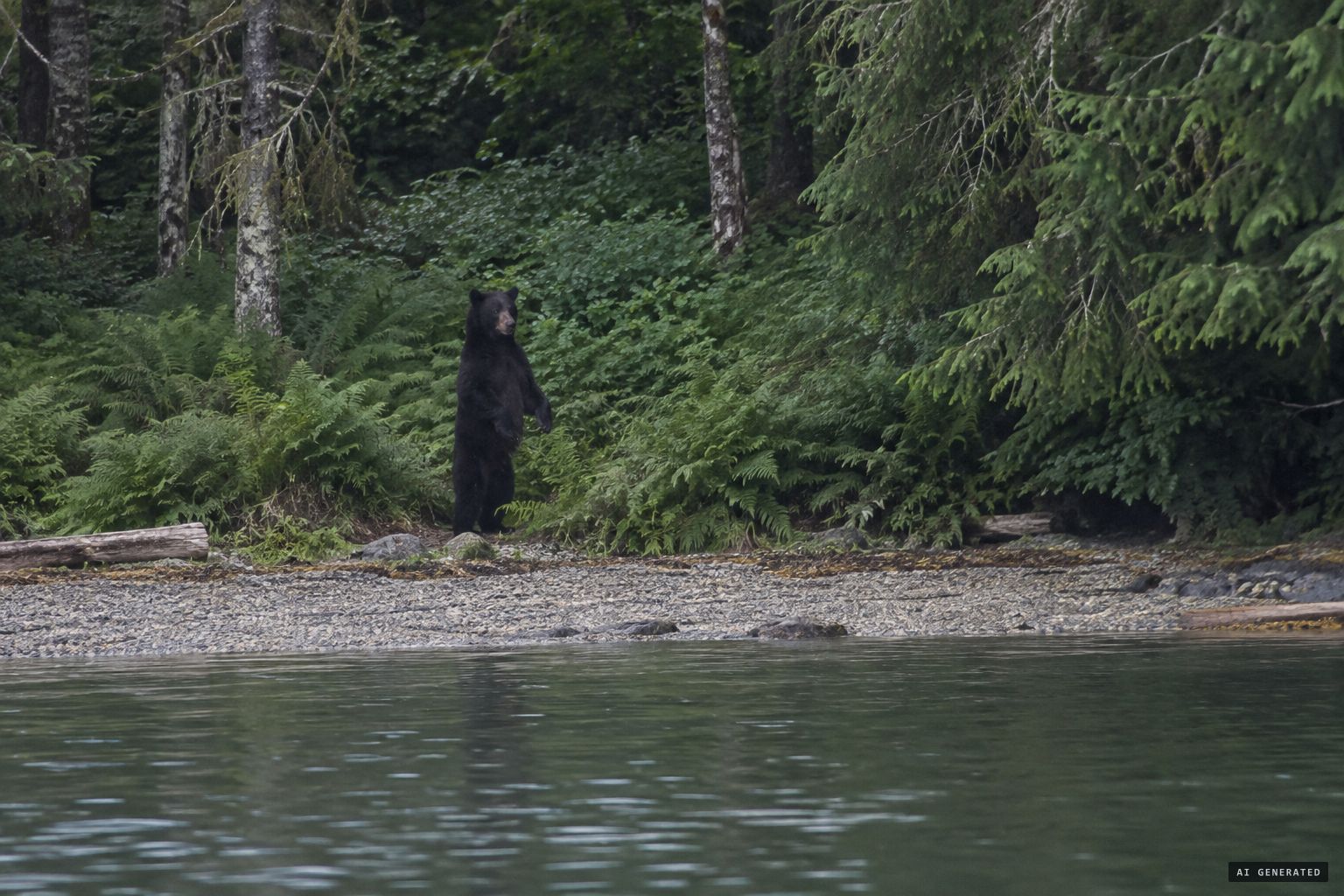The shooters' first thought: a bear, which can rear up when struck