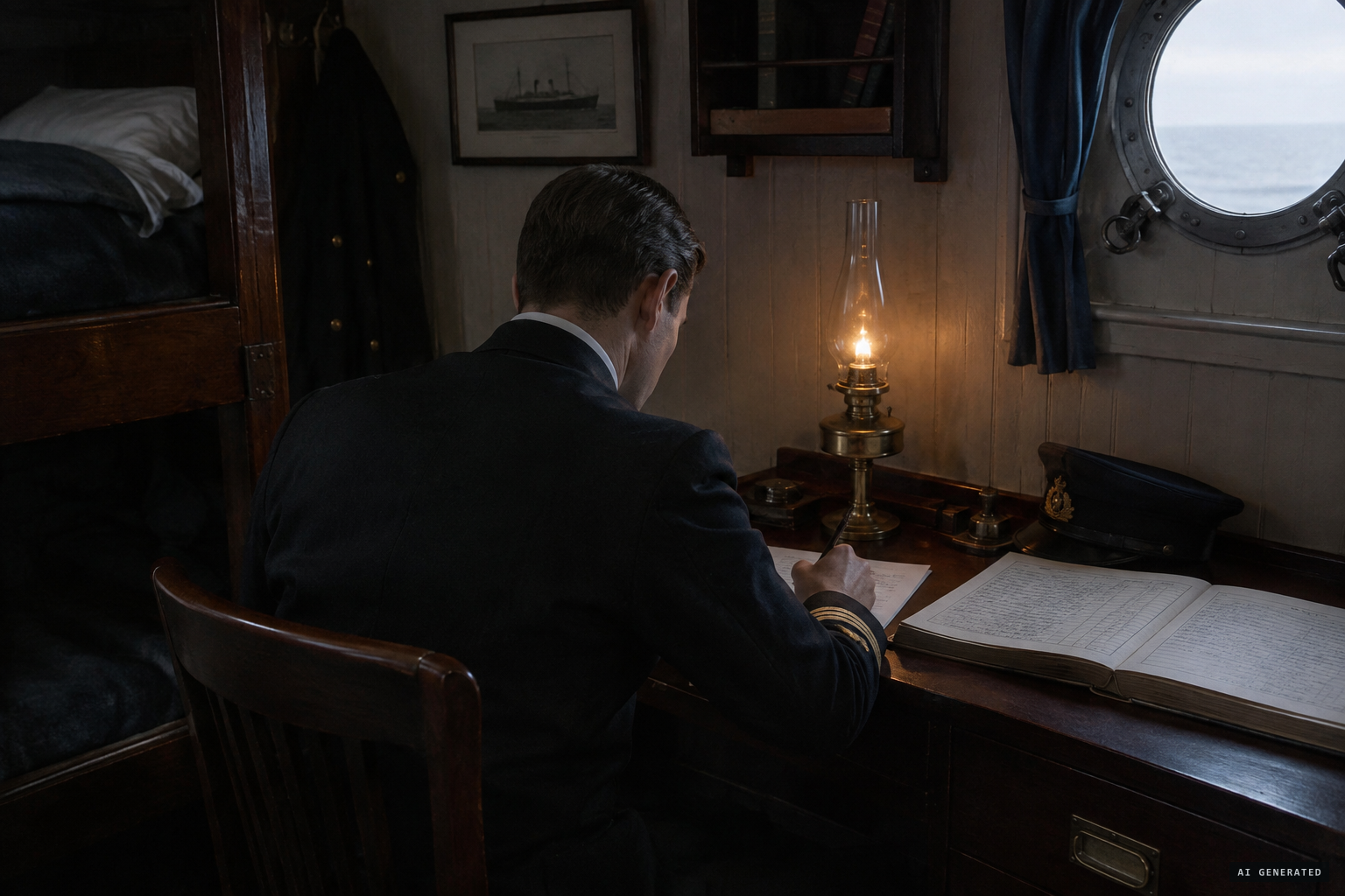 Lt. Schofield writes up the observations of his three men
